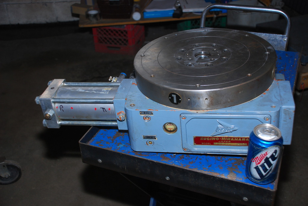 Sugino 30307 4R Precision Pneumatic Rotary Indexing Table nopl