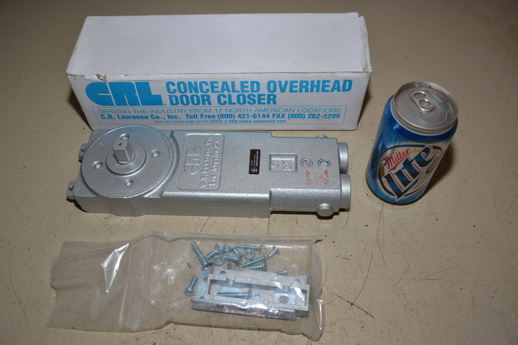 CRL 9172 Concealed Overhead Door Closer Body 105D NHO