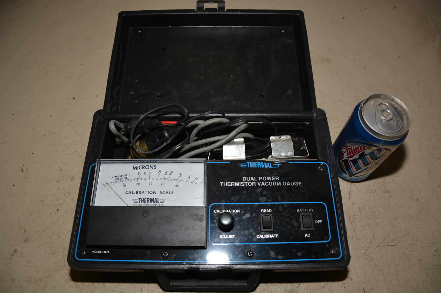 Thermal Dual Power Thermistor Vacuum Gauge Model 14571