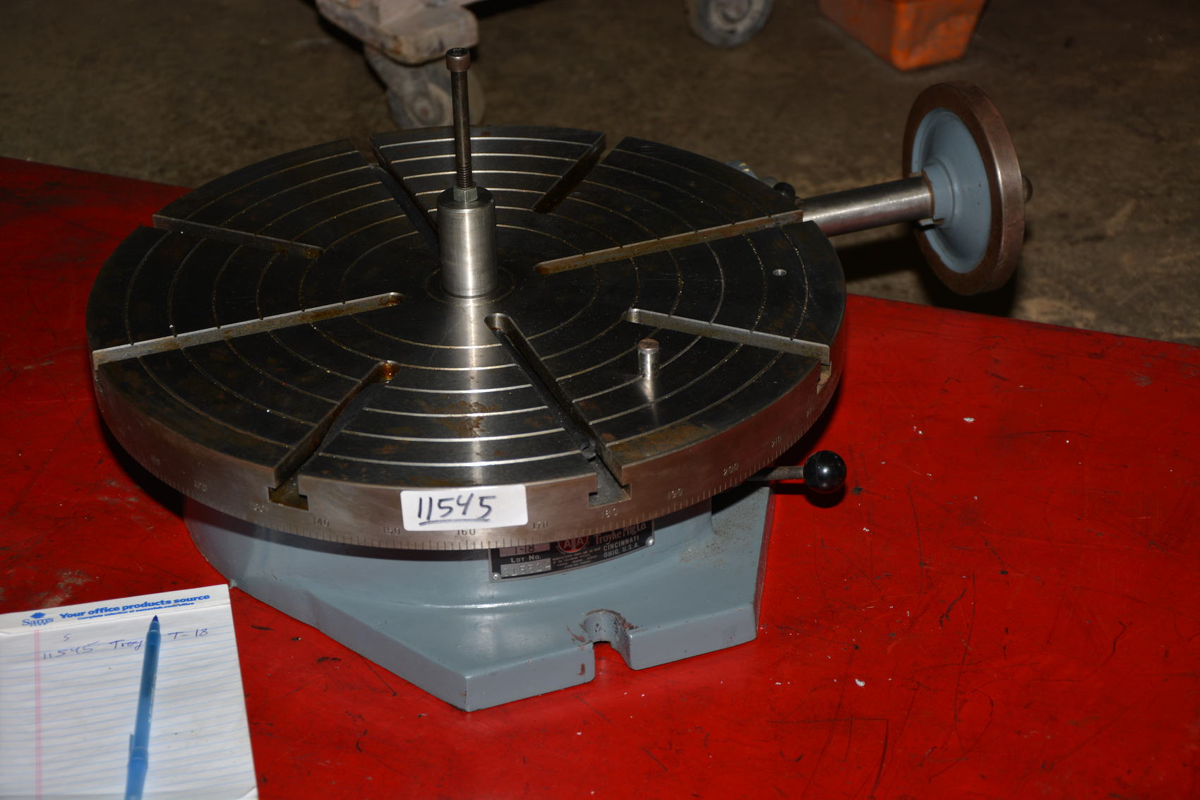 Troyke T-18 Rotary table in AWESOME condition!nopl