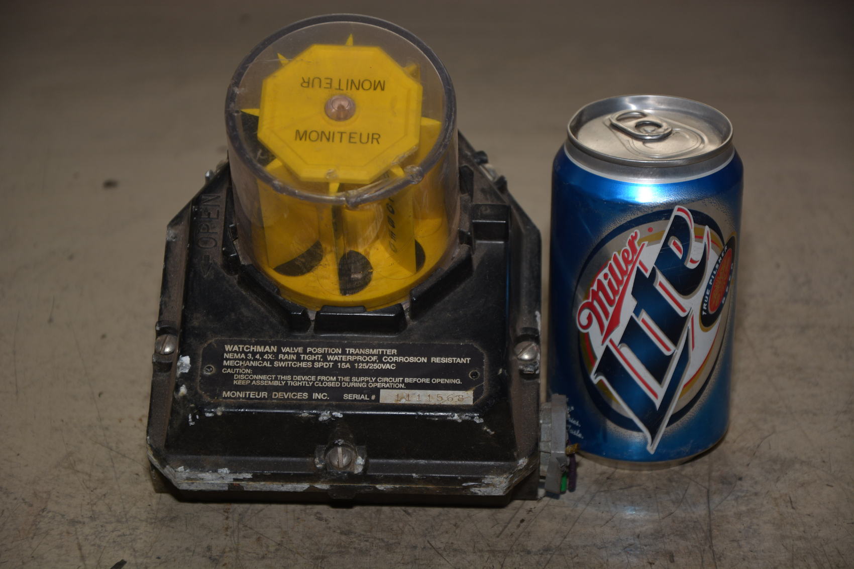 Moniteur Watchman Valve Position Transmitter NEMA 3, 4, 4X 125/250 VAC