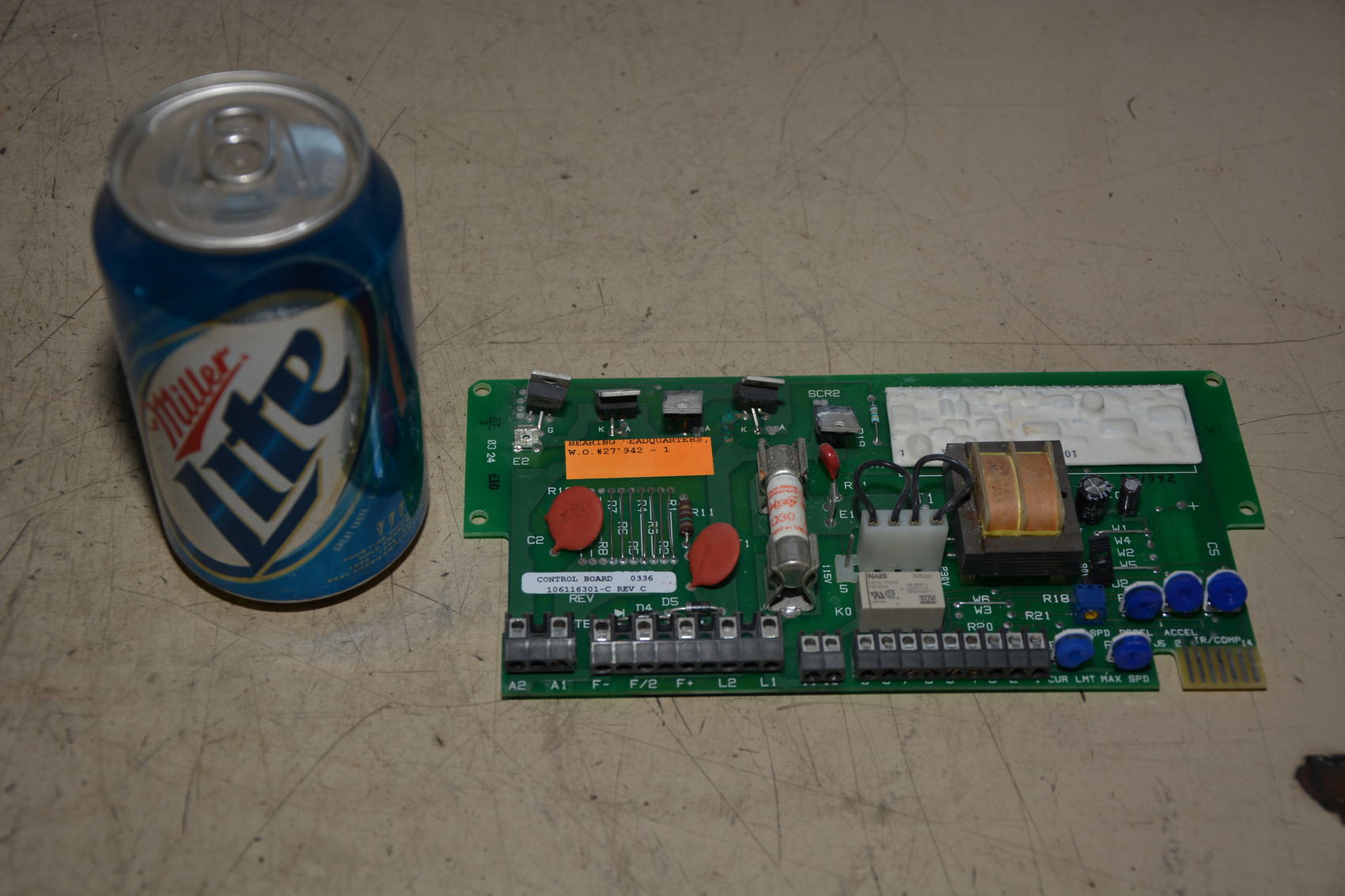 Fincor Type 106116301-C SCR Motor Speed Control Board