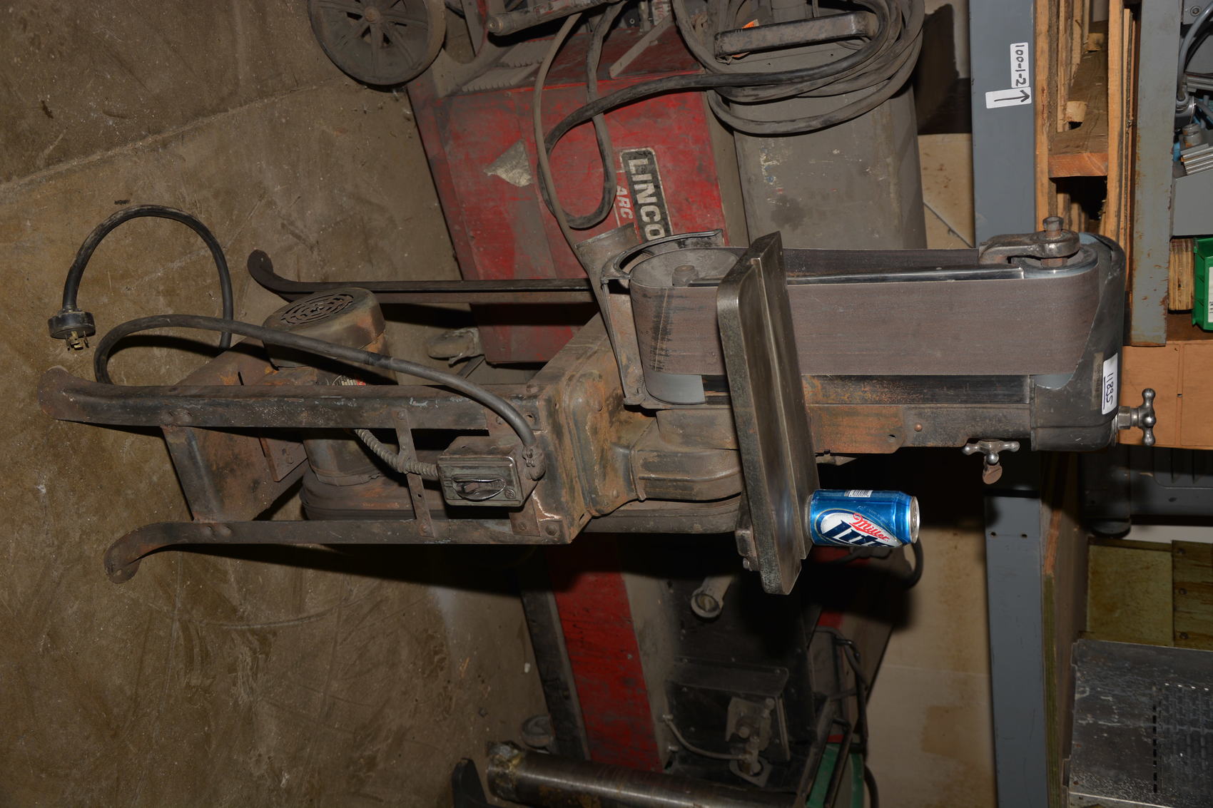 Rockwell Belt Sander, 6" Belt Width, 1 HP, Model 31-501, Steel Base