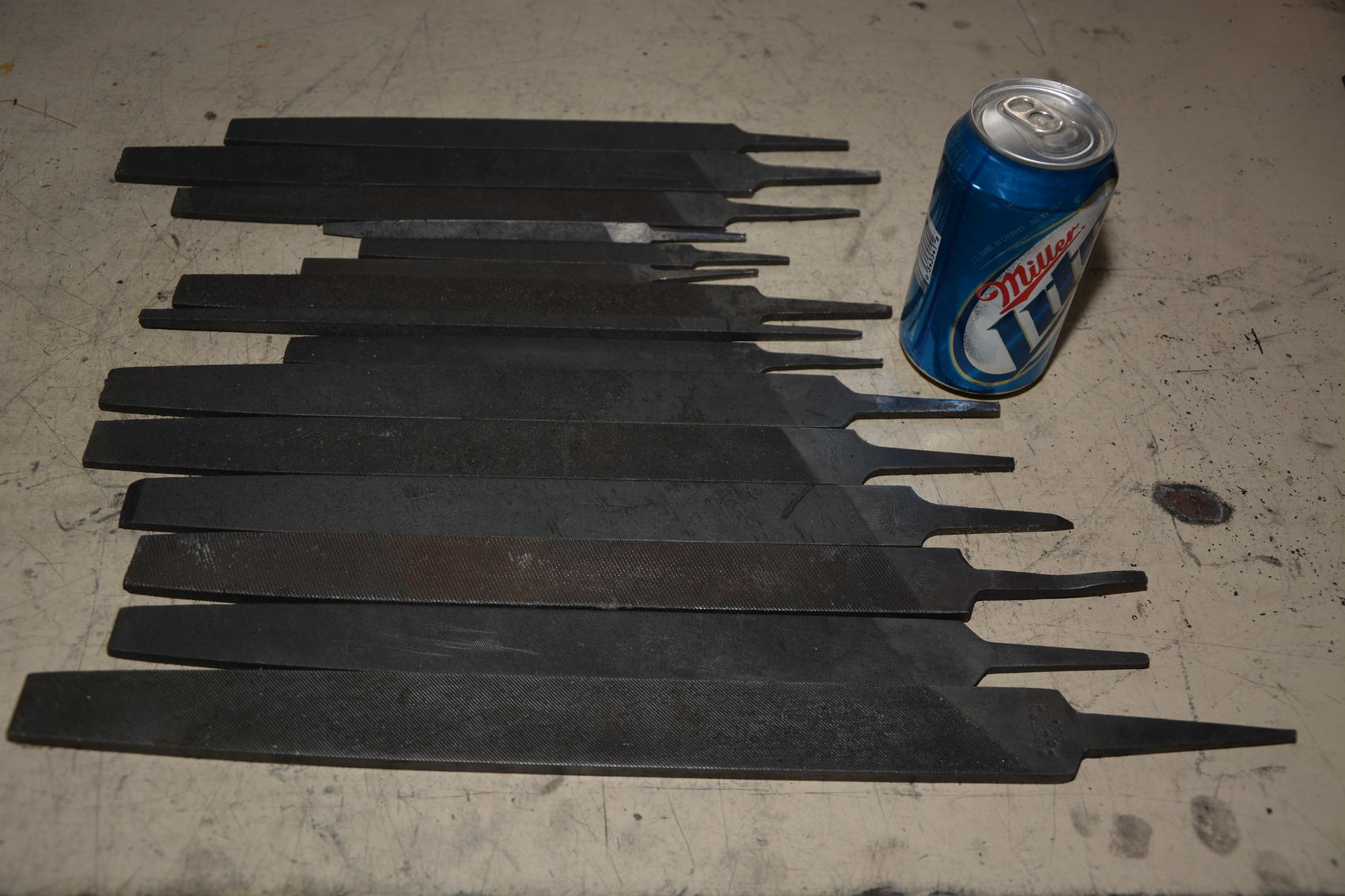 Files (14) Metal Files, Assorted (Rasp, Bastard, Rough, Fine...)