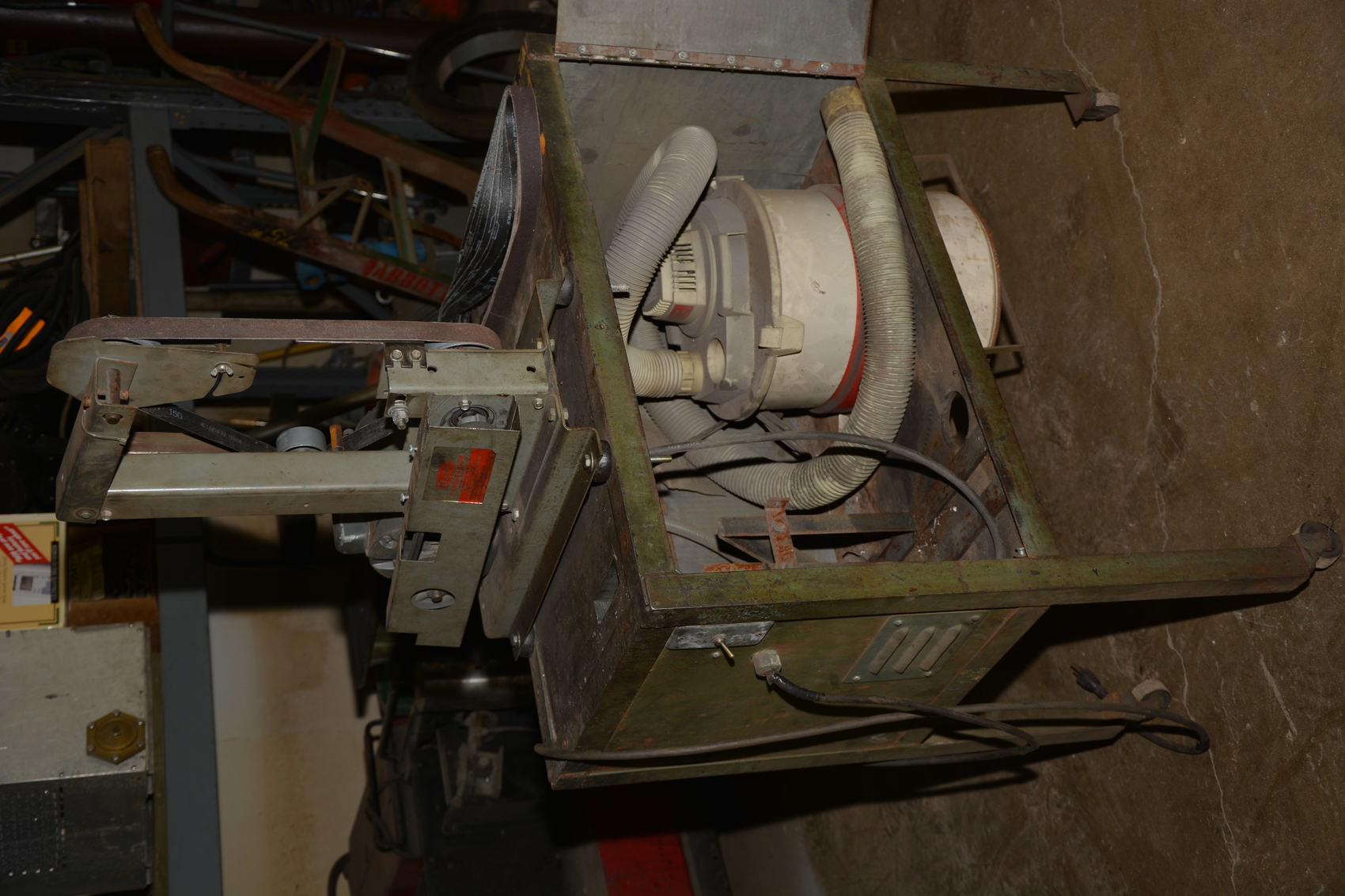 Dayton Belt Sander/Grinder,Dust Collector, 1Ph, 110V knife making