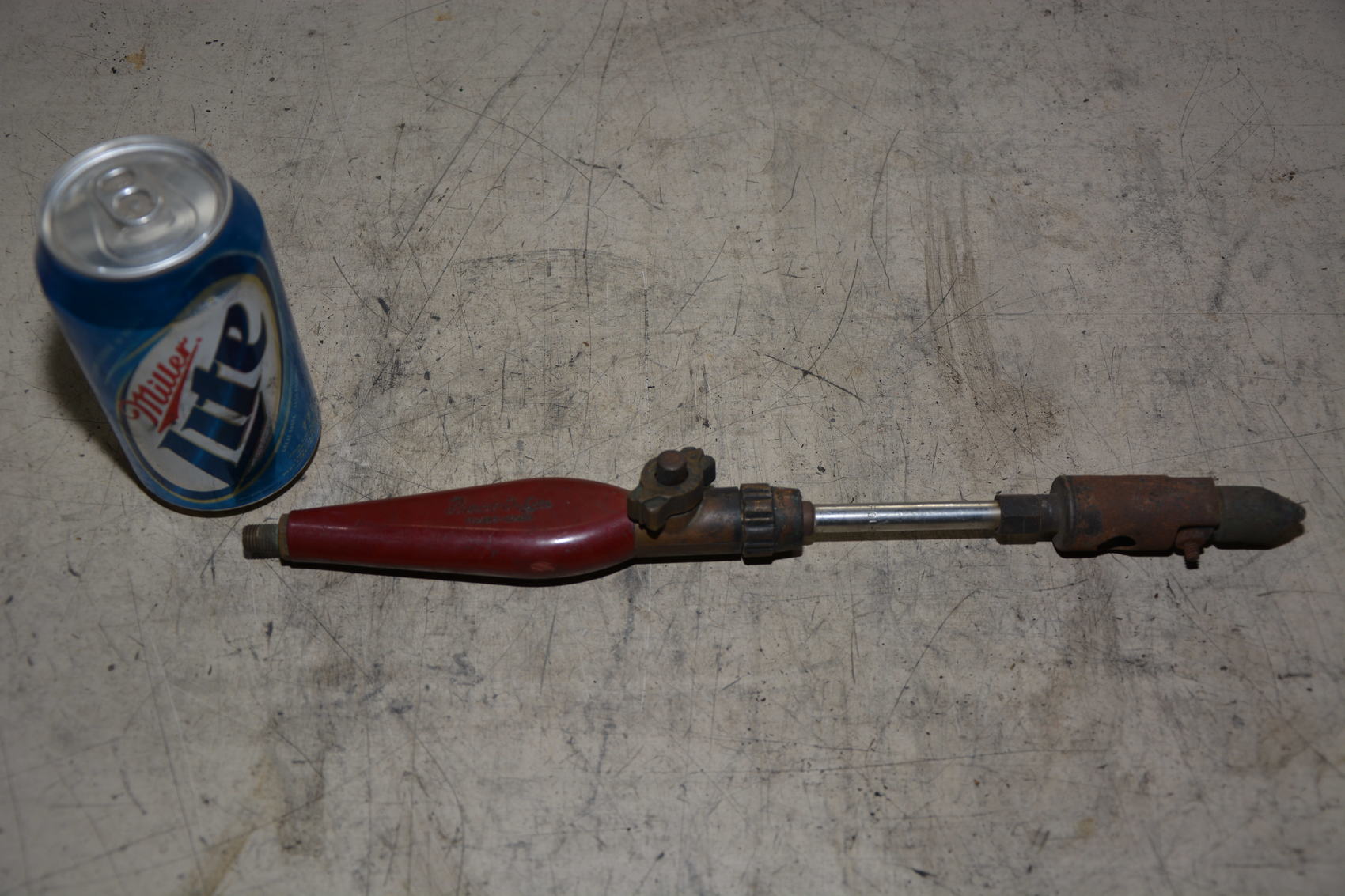 Prest-O-Lite Type 401 Acetylene Torch, POL-8 Soldering Iron Attachment