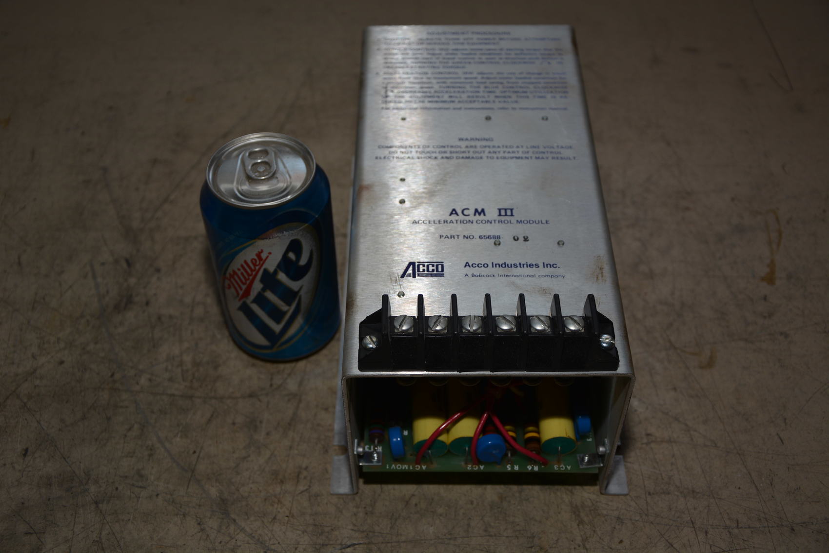 Acco Industries ACM III hoist Acceleration Control Module AC Motors