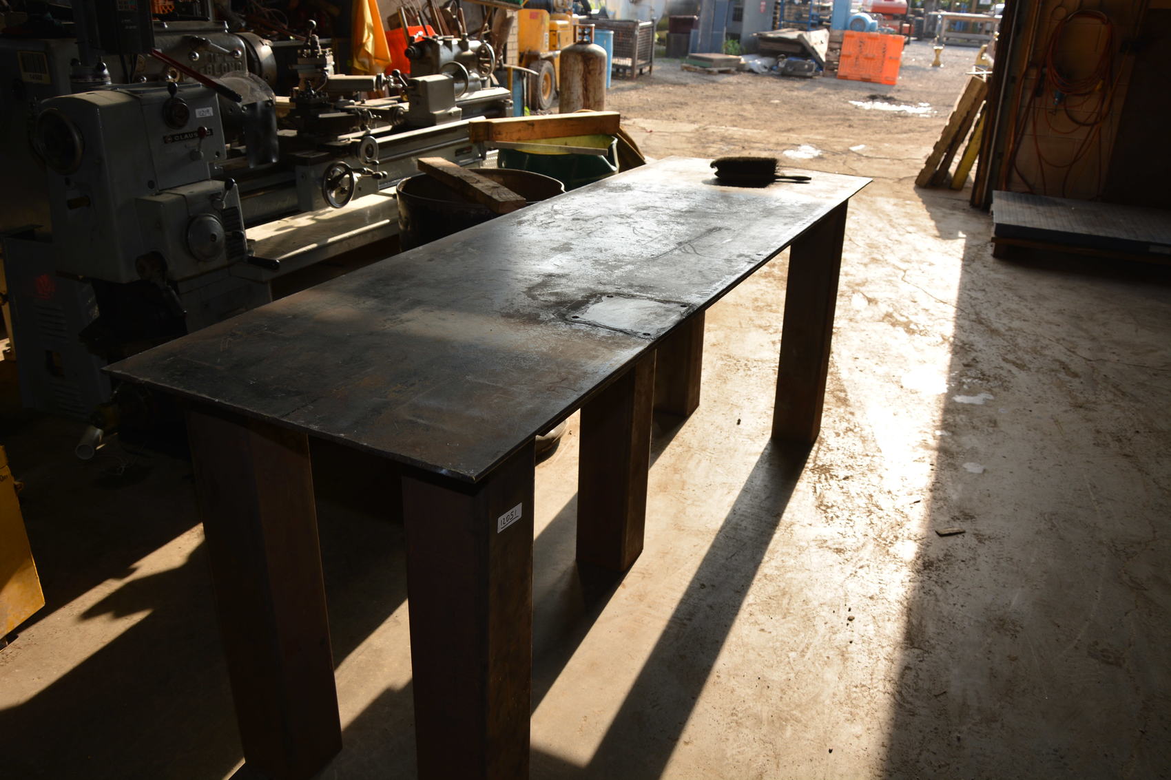 Large heavy duty reinforced Welding Table 29x96, 36.5 high