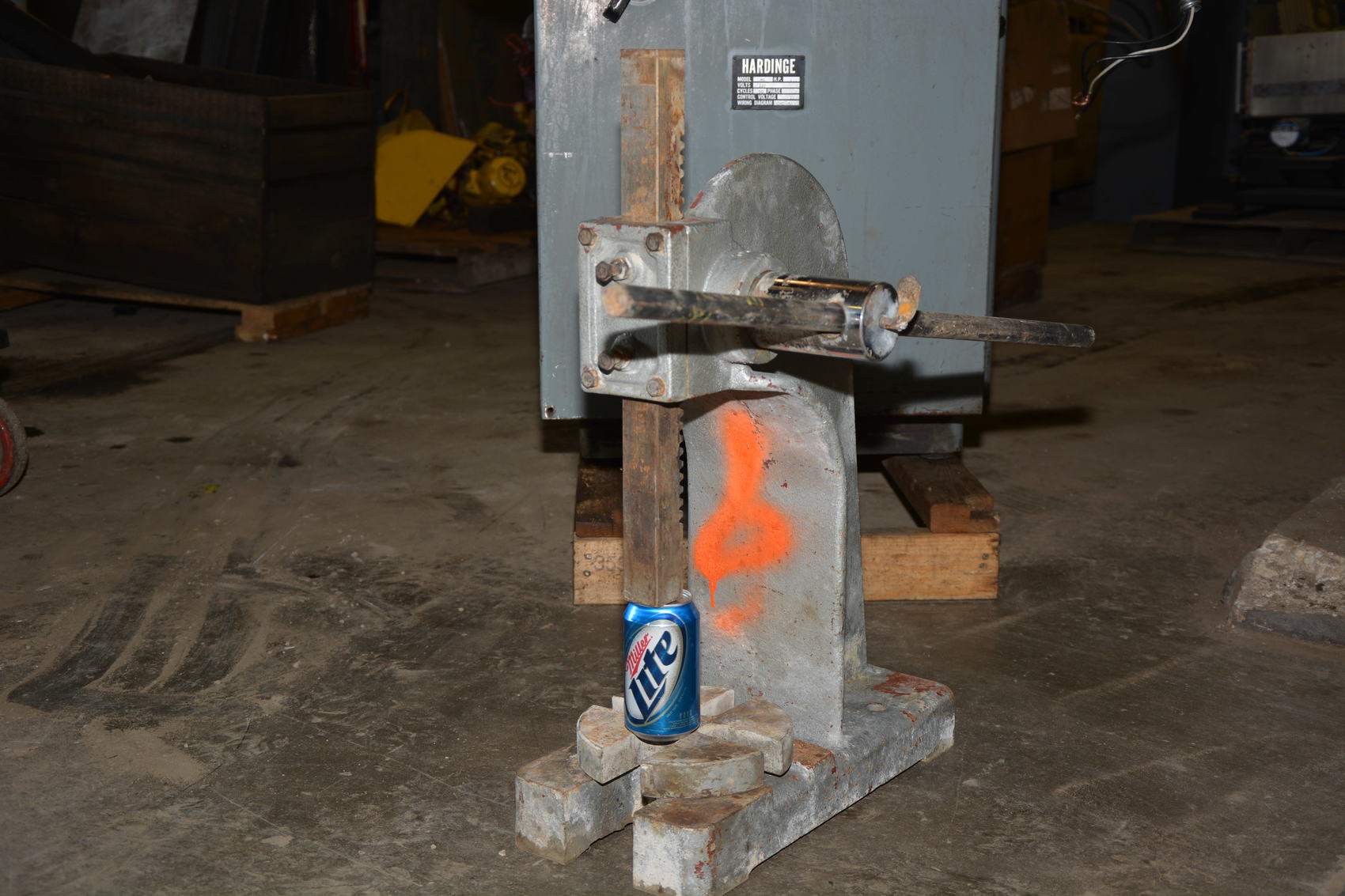 3 ton Bench Model Arbor Press,131/4" Max. Height, 61/4" Throat Depth