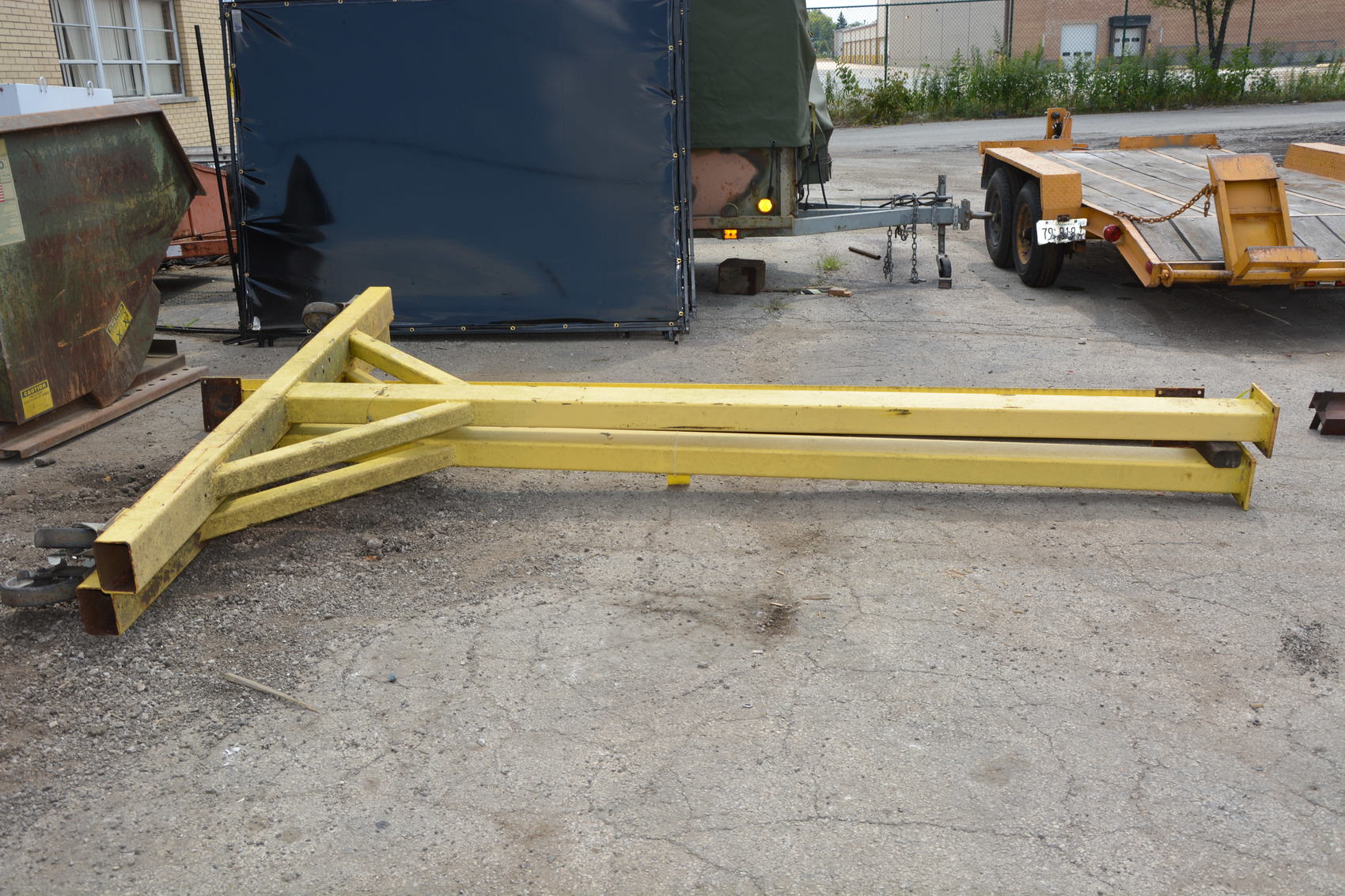 Hoist Gantry, All Steel Welded Construction, 11'10" Height, 13' Beam