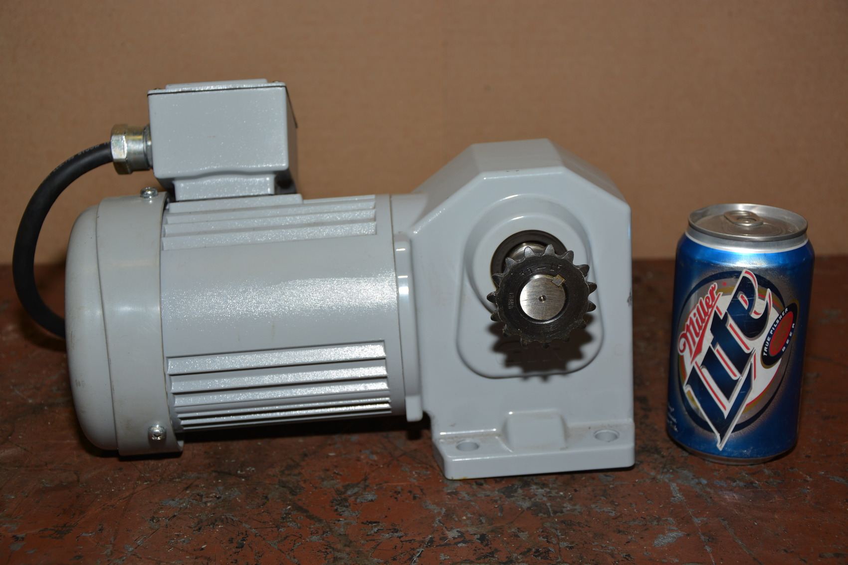 Brother 1/4 HP 3/60/208230/460V AC GearMotor, 251 Ratio