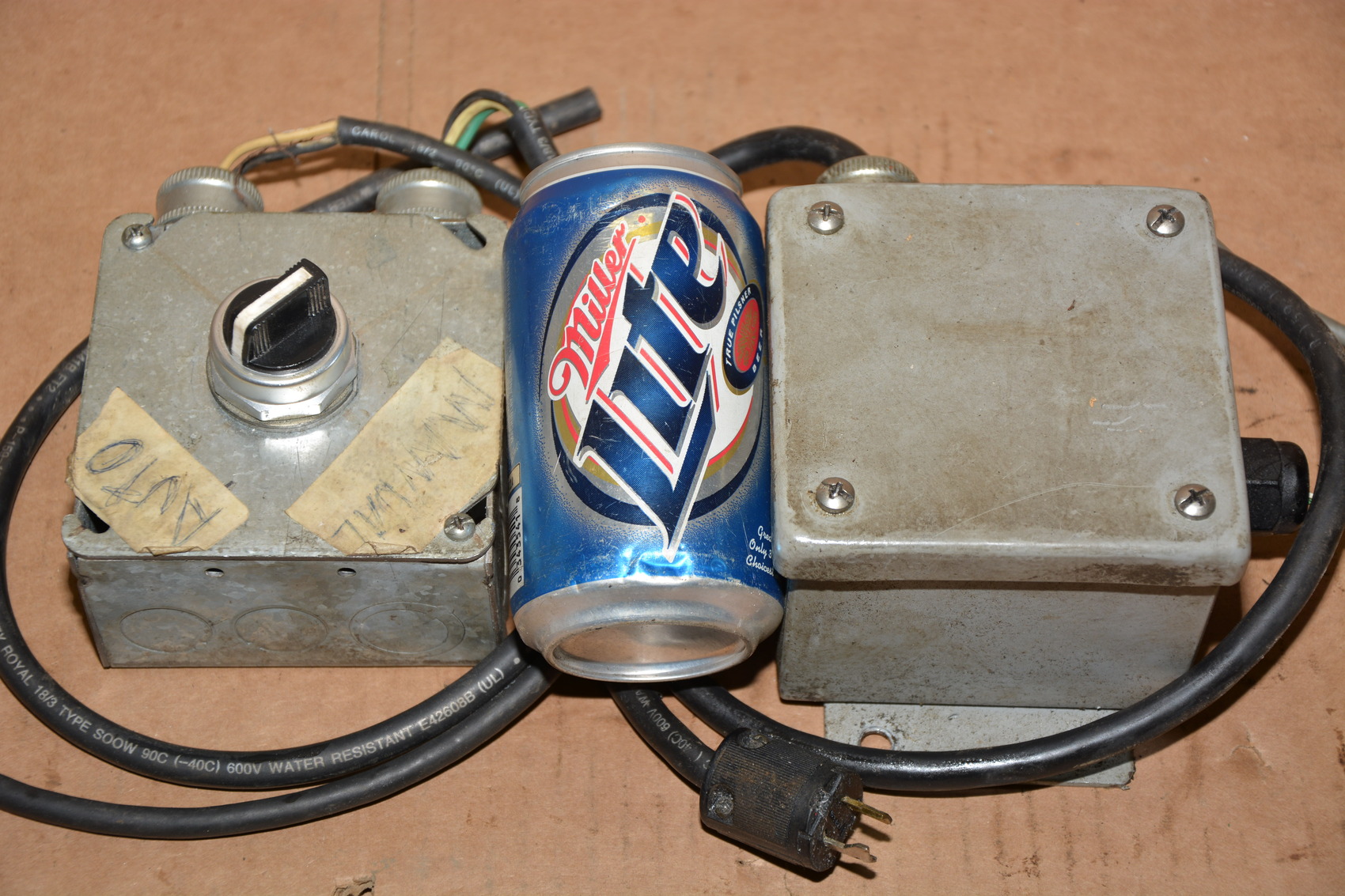 Two-Position Electrical SelectOr Switch with Steel Enclosure