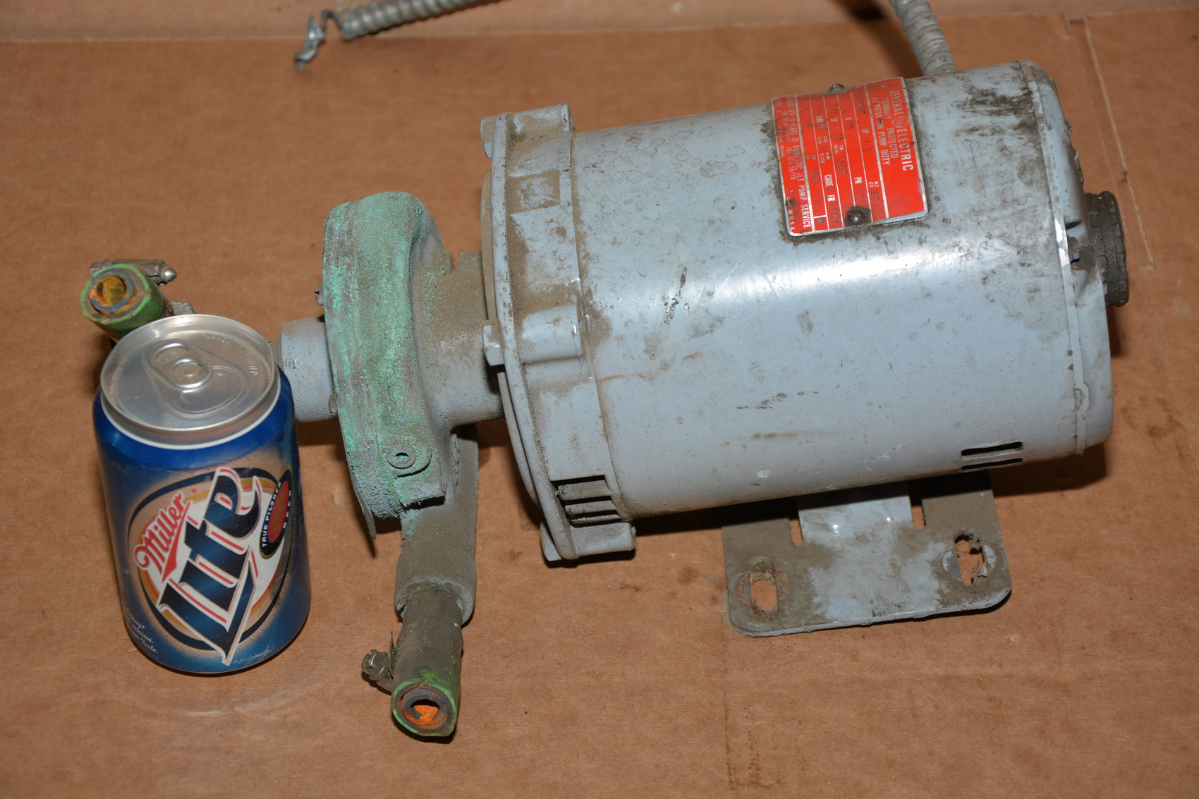 1/3 HP Single Phase Coolant Pump Motor with Oberdorfer Coolant Pump