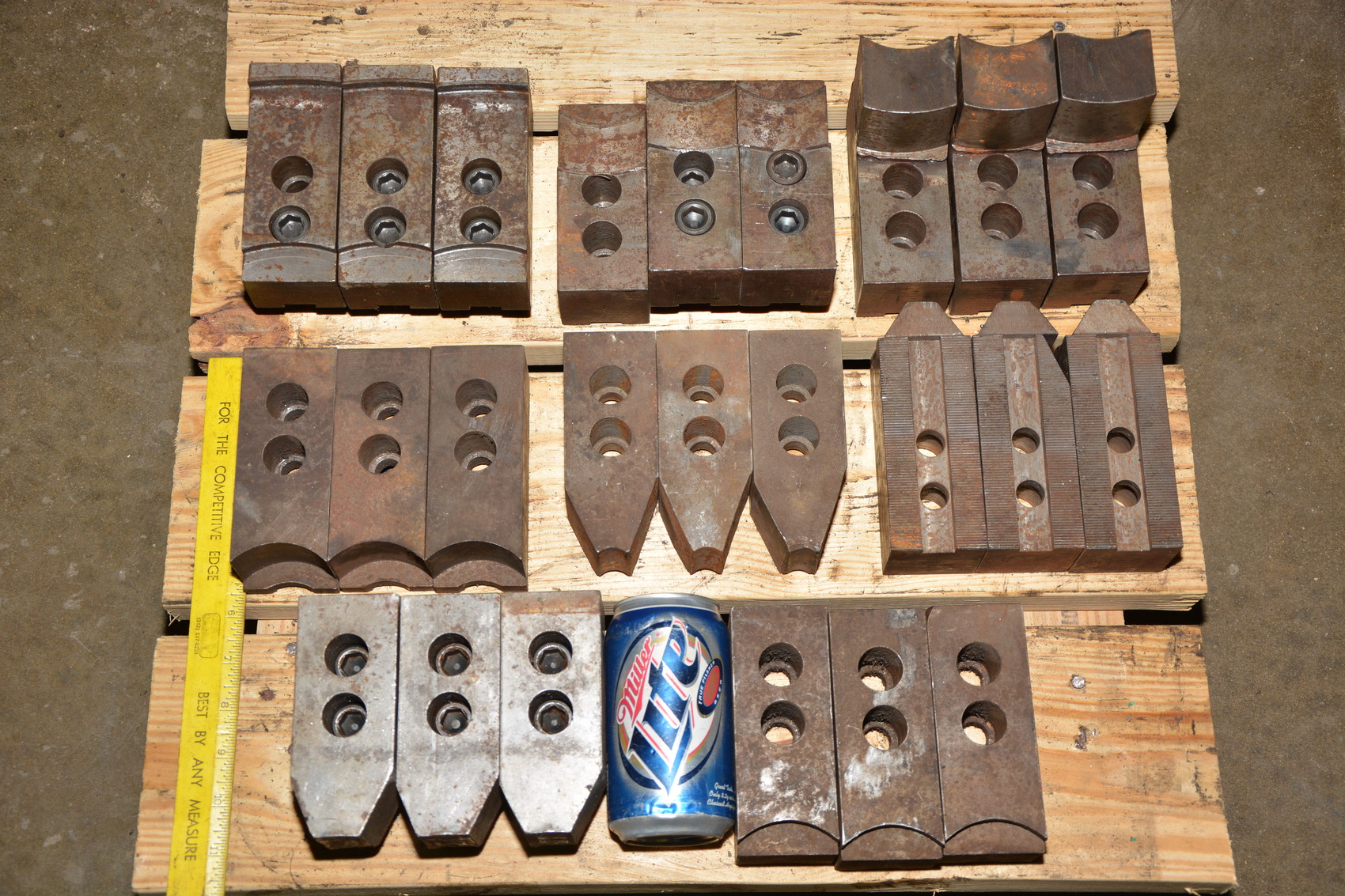 SerratedType Soft Jaws for kitagawa CNC Lathe Chucks, (8) Sets