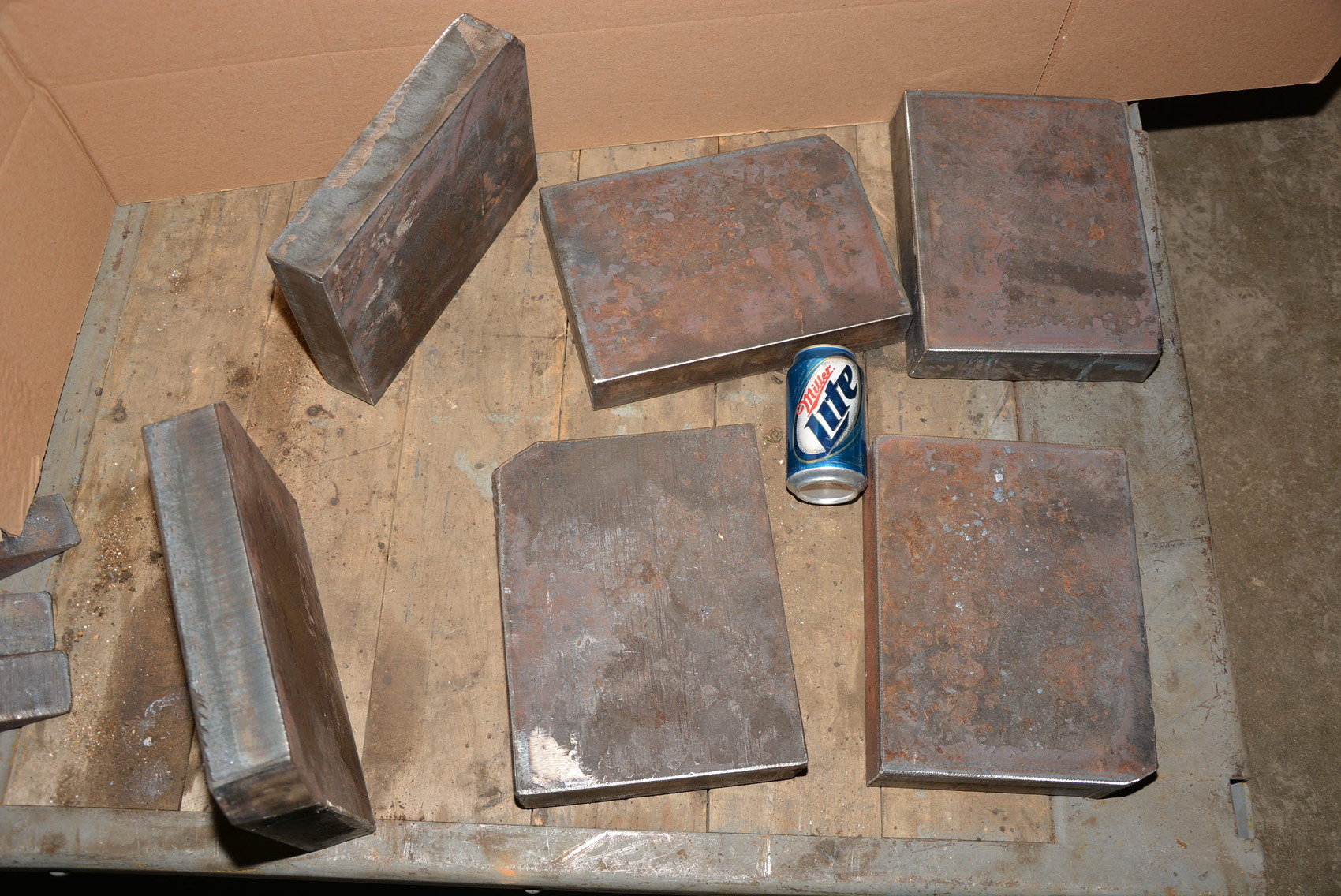 HUGE!Steel Plate,Press,Blacksmith Anvil,11"X8"X2",50 Lbs nobo nopl