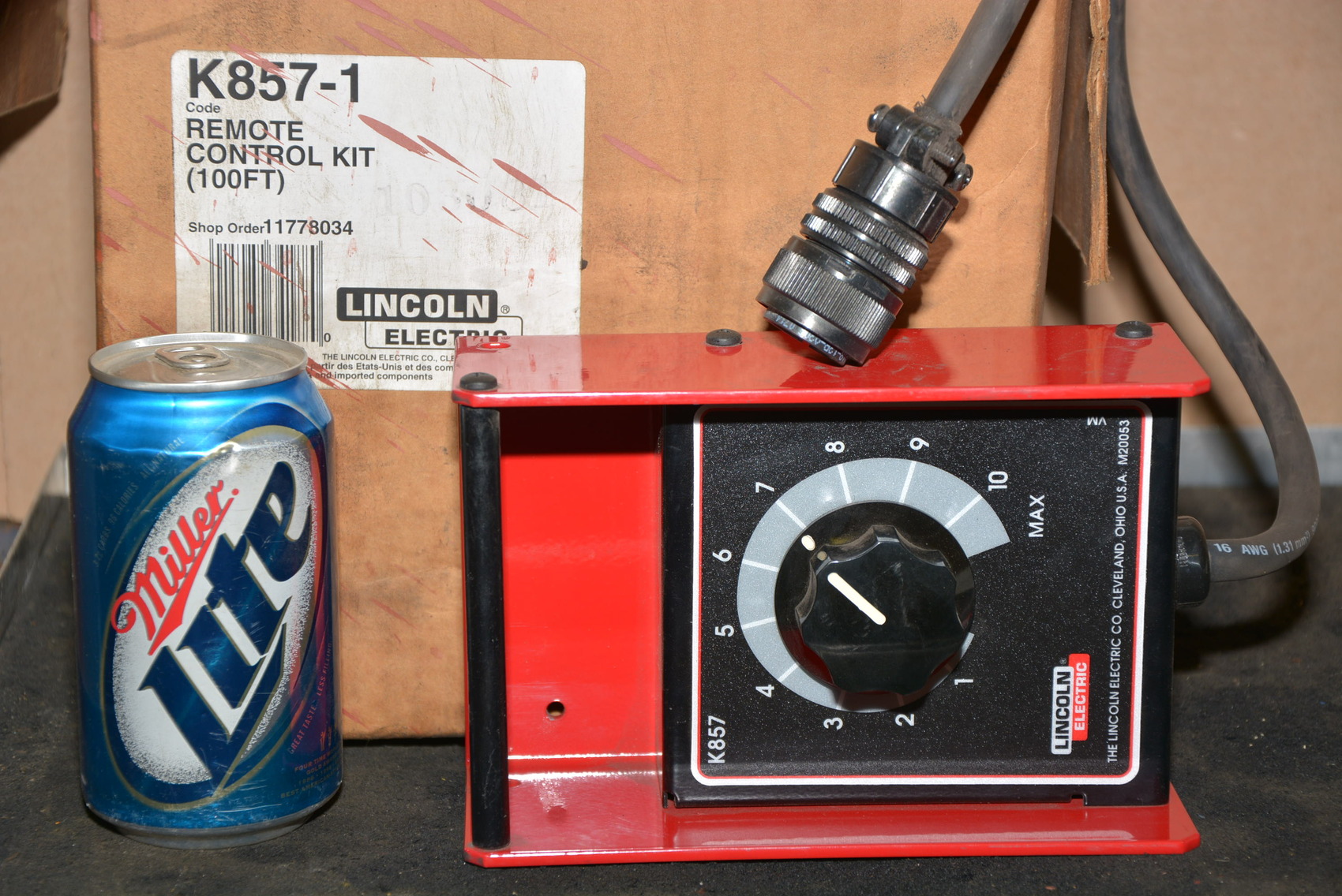 NEW Lincoln Electric Model K857 Welder Current Remote Control