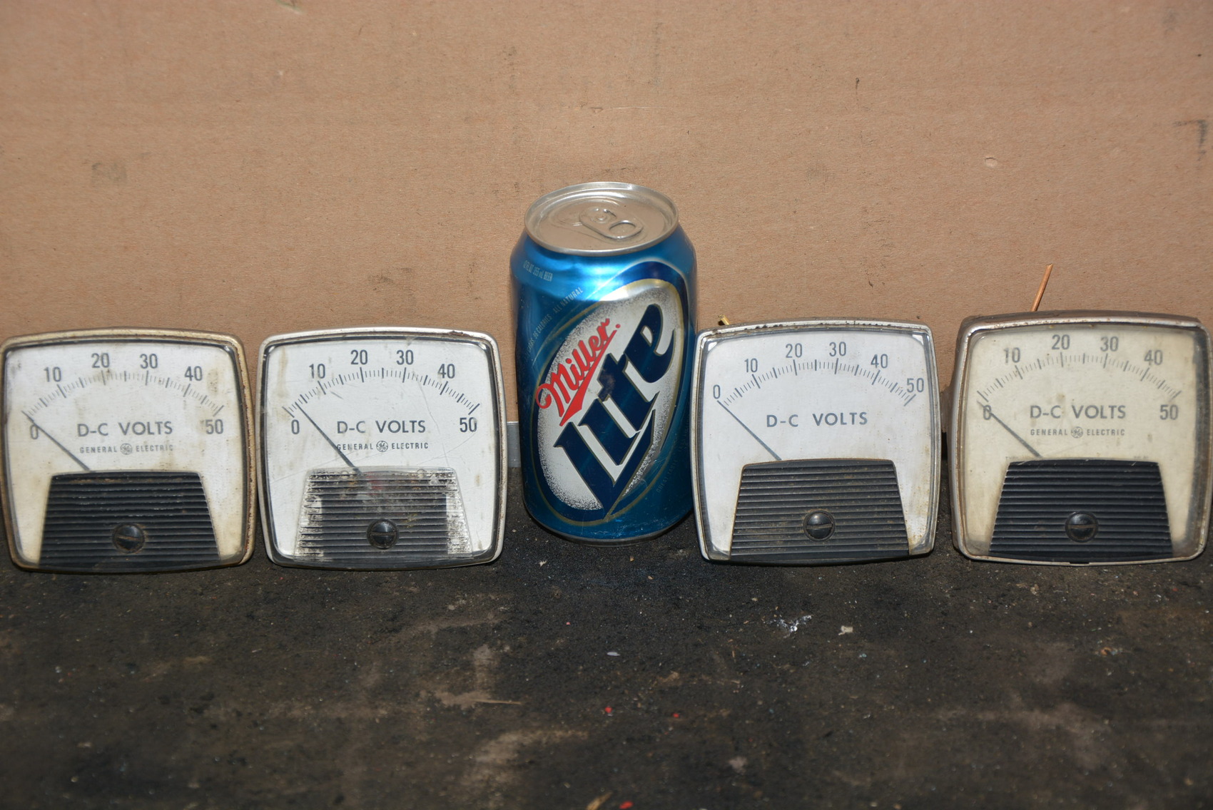 ONE G.E.50V DC Volt Meters for Welders,Machinery,etc.