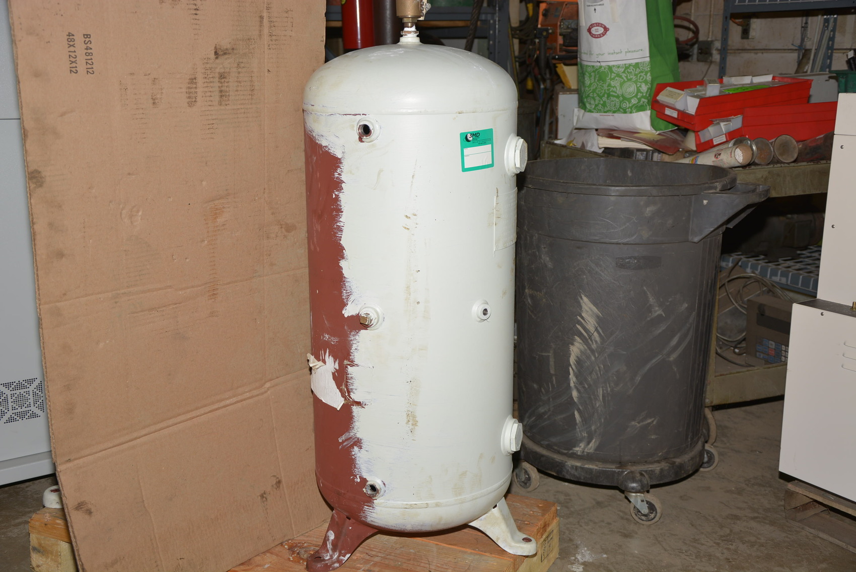 2002,Silvan Ind.(USA)compressed Air Receiver Tank,Surge Tank,16"Dia.