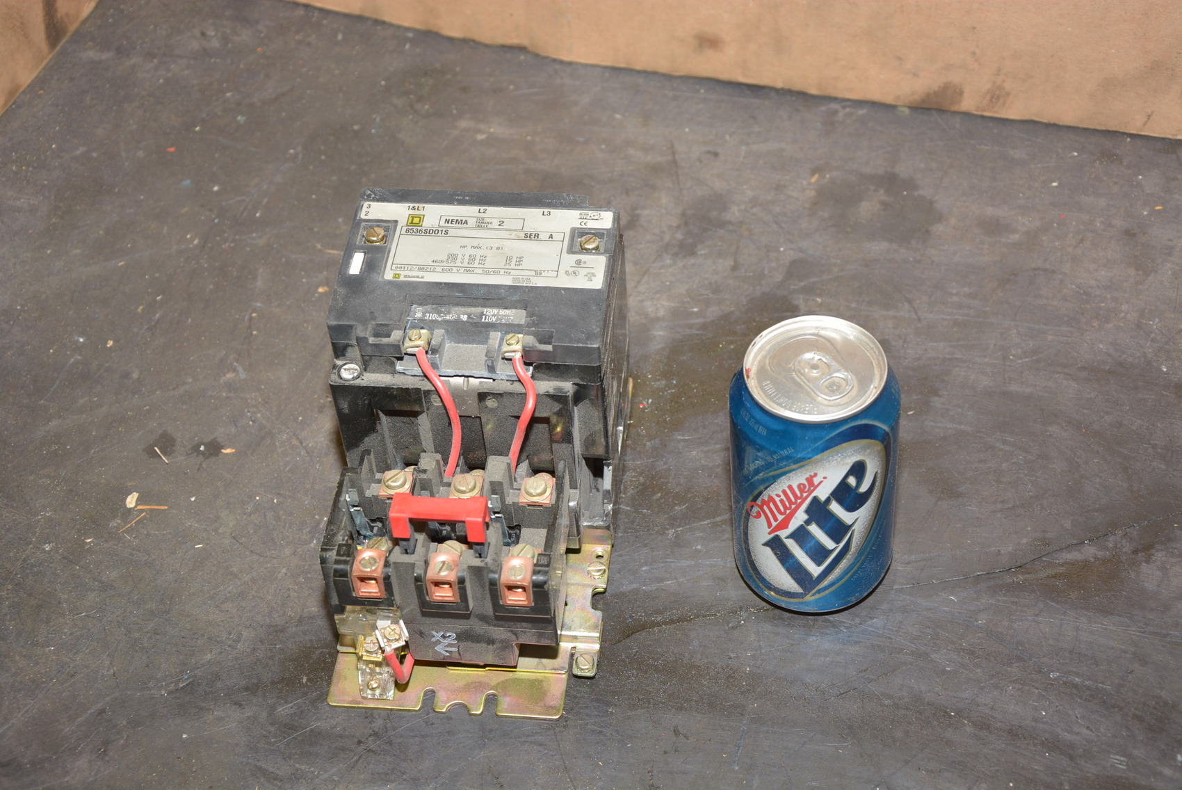 NEW Square D Type 8536SD01S,Size 2,25 HP,3-Phase Motor Starter