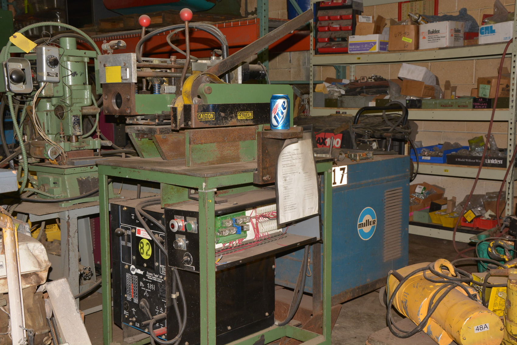 Miller EconoTwin HF TIG Arc Welder,Butt Welding System w/Shear