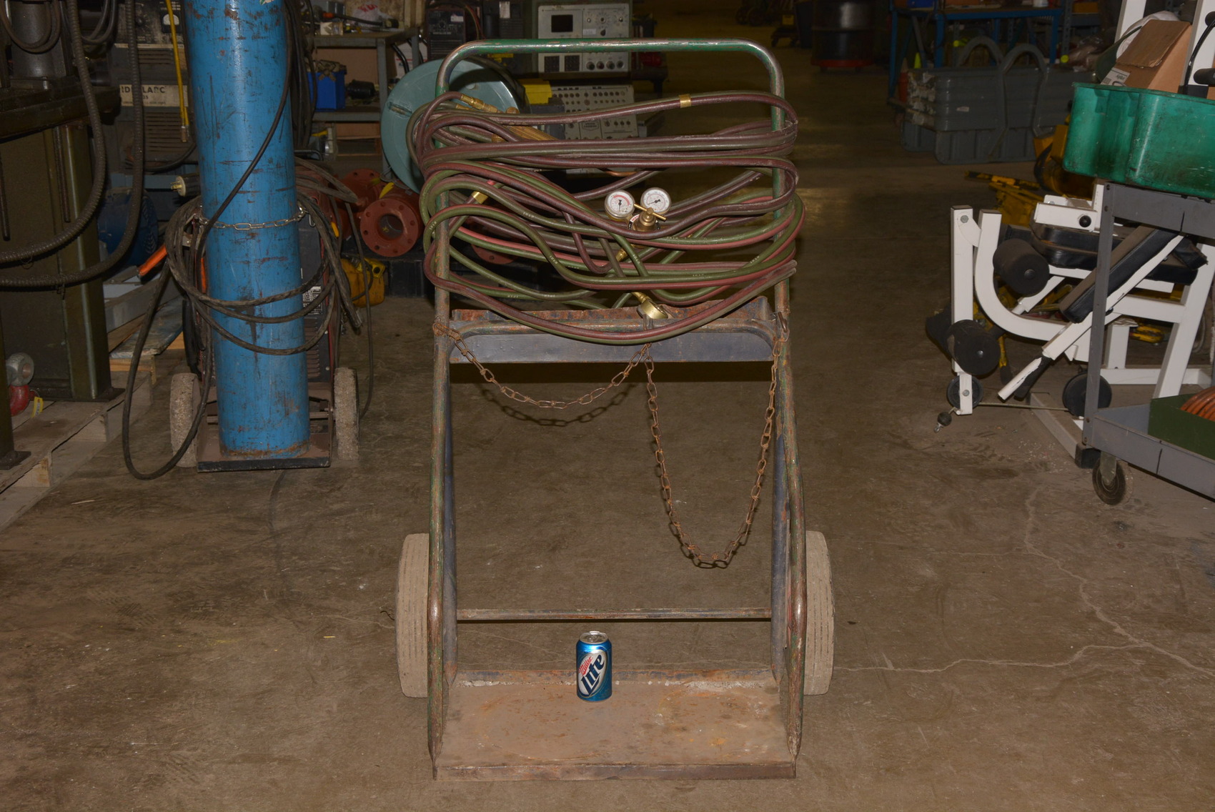 Heavy Duty OxyAcetylene Welding Tank Cart,Torch,Regulators