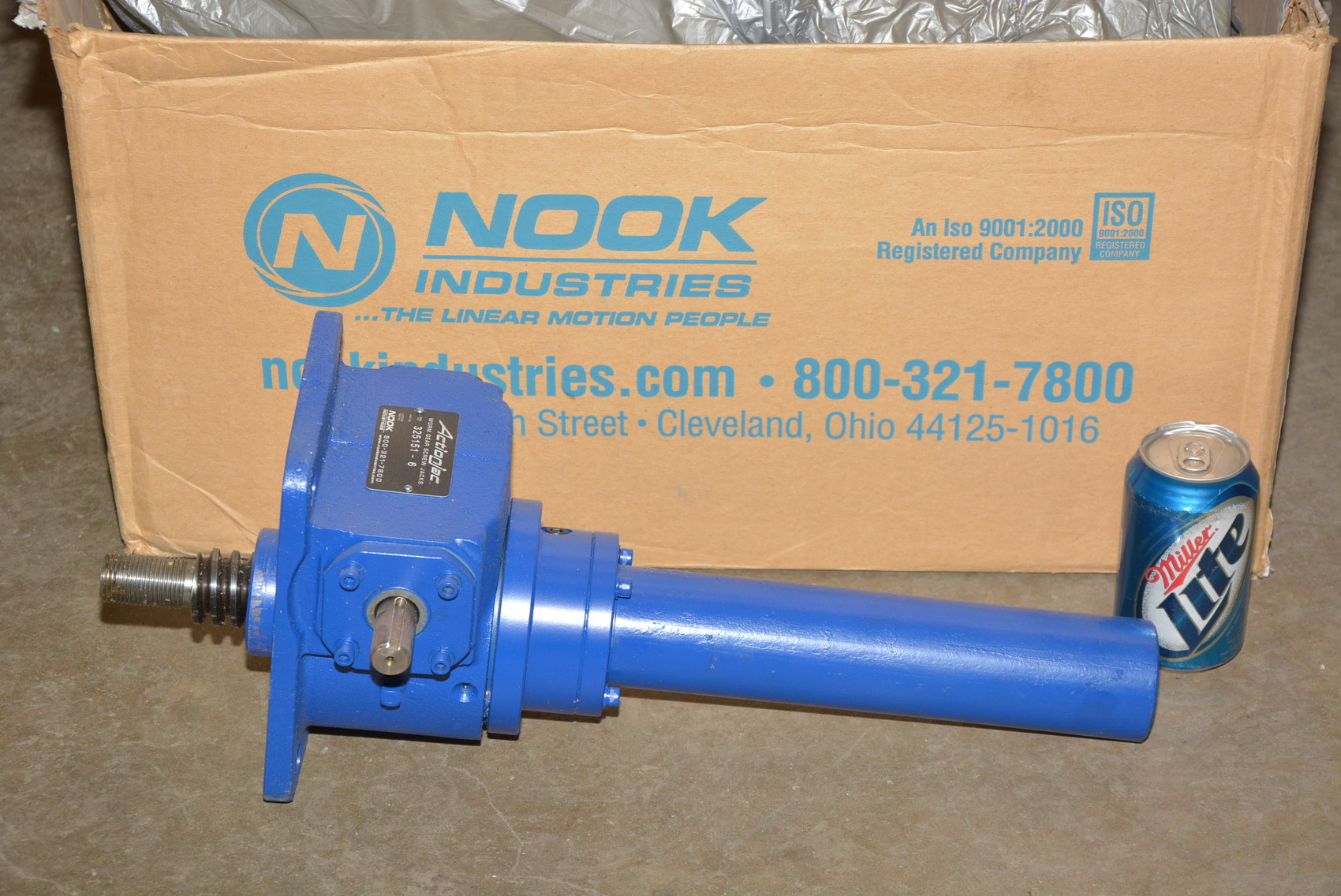 NEW Nook Industries Actionjac Worm Gear Screw Jack