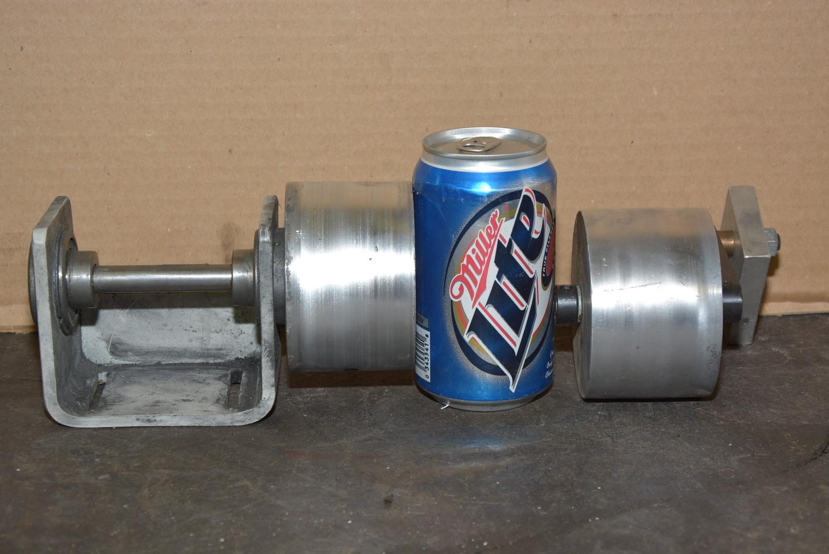 3-1/2"Dia.X 2-1/4"Wide Aluminum Belt Roller Set,DIY Conveyor