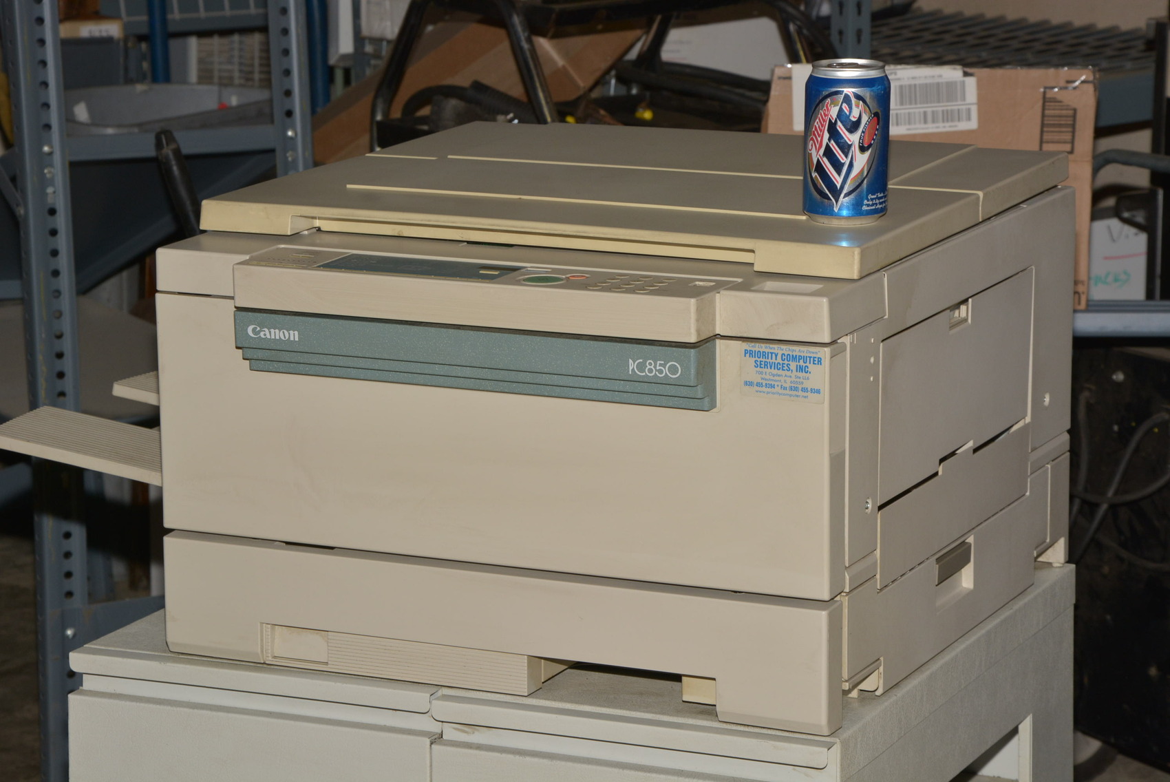 Canon PC850,11"X 17"Business Copier with Cabinet Base