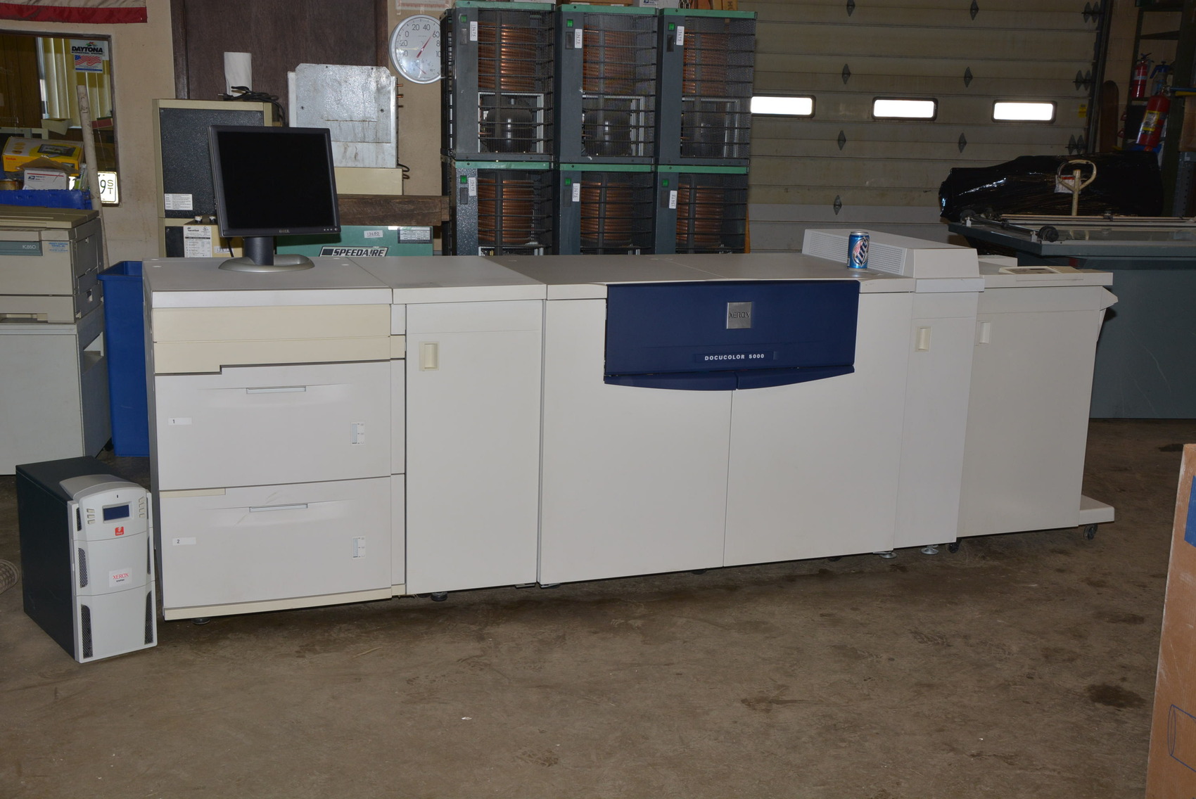 Xerox Docucolor 5000 Digital Press, Xerox EXP50 Fiery PC,Dongle,etc.