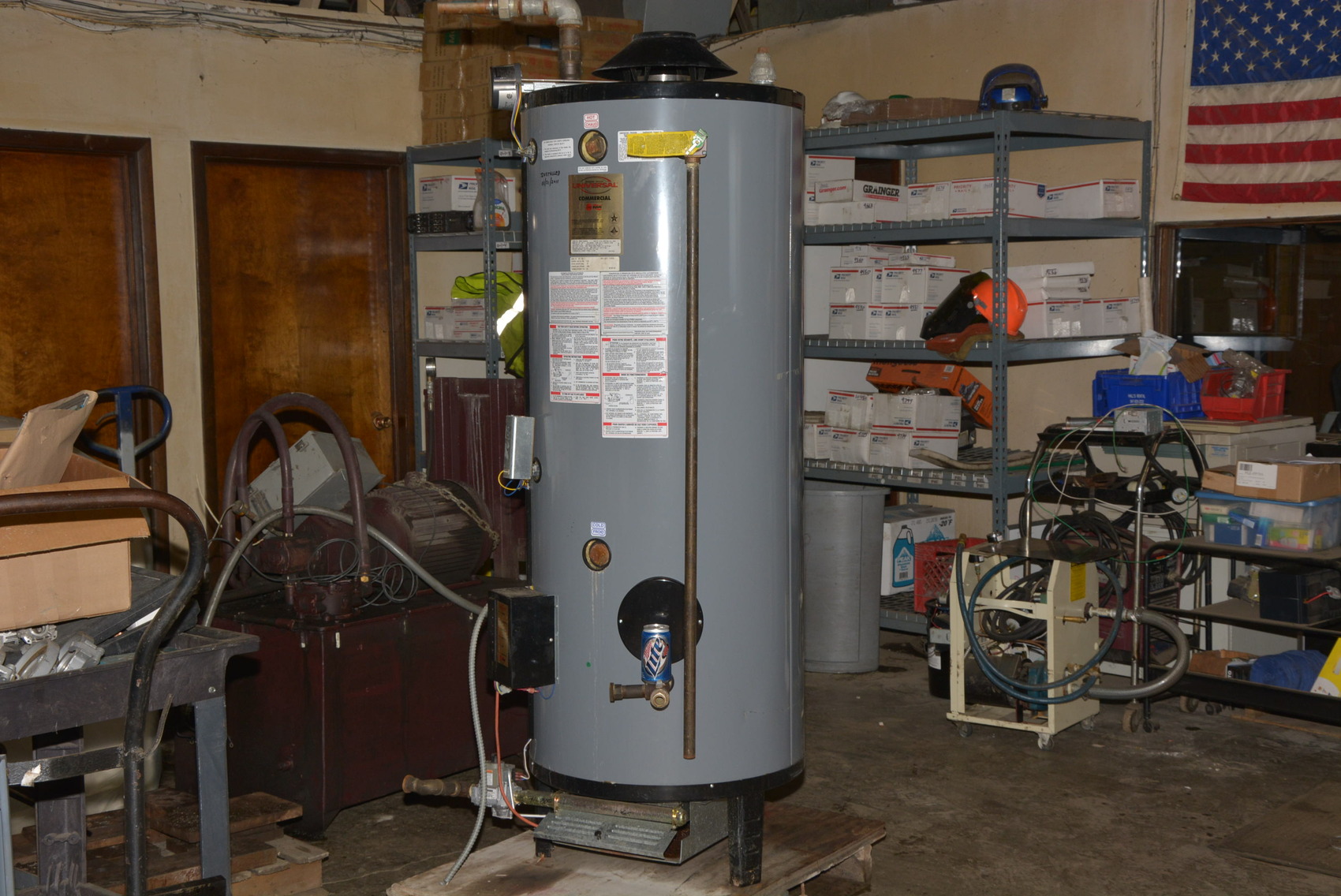 Rheem Ruud G912001 Nat.Gas Water Heater,91 Gal.,1Ph.