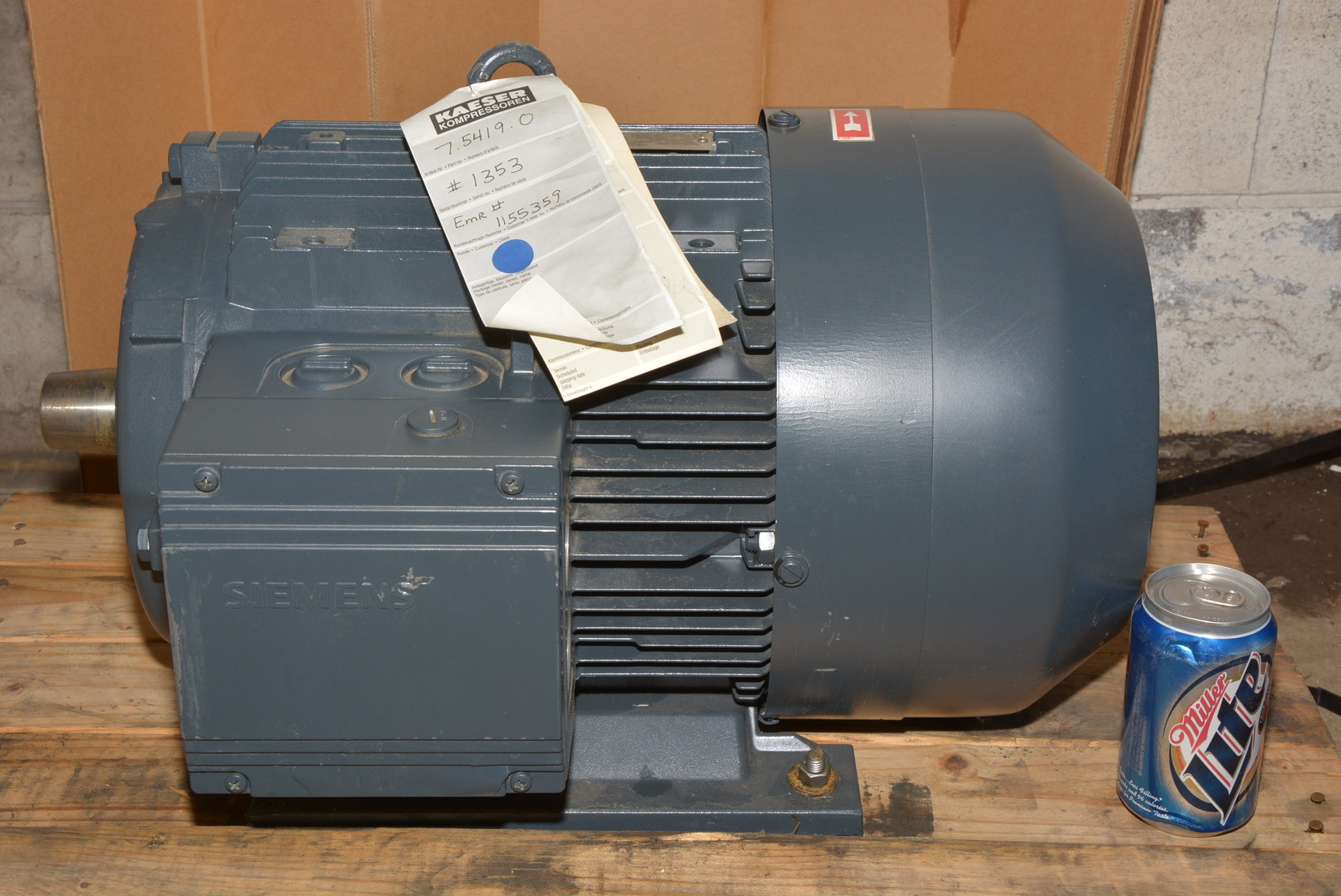 NEW Kaeser/Siemens P/N 7.5419.0,30 HP Compressor Motor