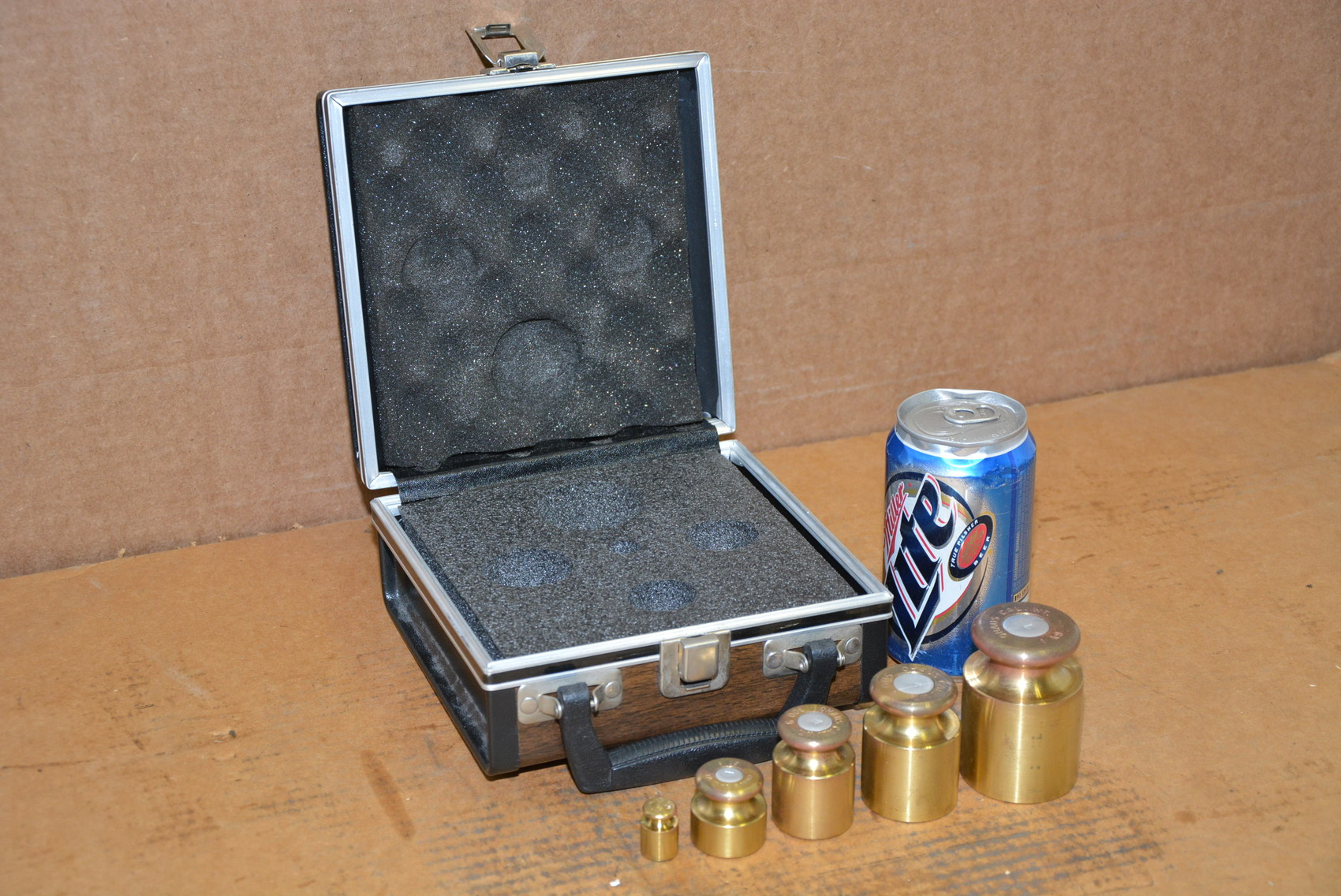 BRASS OHAUS ELECTRONIC BALANCE CALIBRATION WEIGHTS