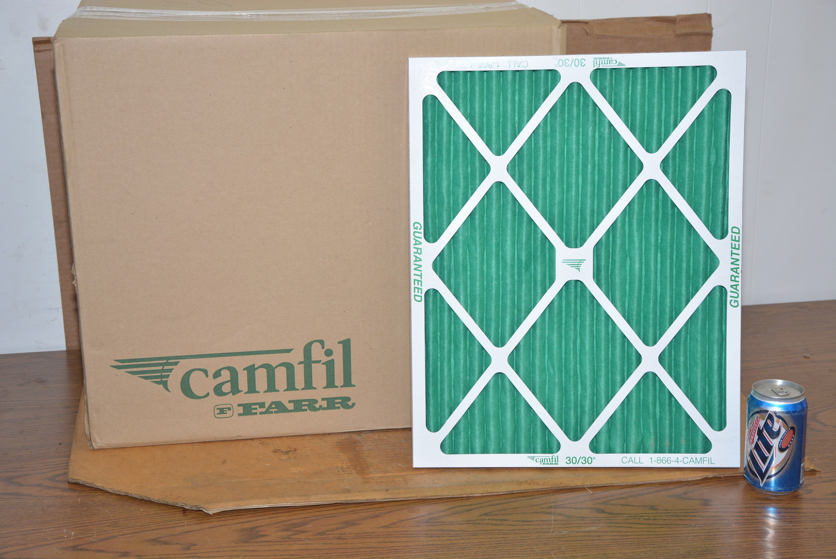 NEW ONE BOX24 PCSFARR CAMFIL 30/30 MERV 8 20x16x1 AIR FILTERS