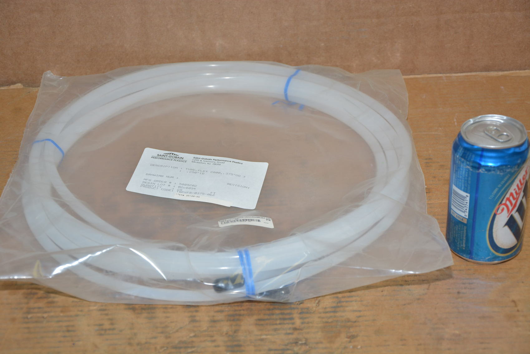 NEW 25ft Saint Gobain PVDF 1 4 ID 3 8 OD Laboratory Silicone Tubing new-25ft-saint-gobain-pvdf-1-4-id-3-8-od-laboratory-silicone-tubing