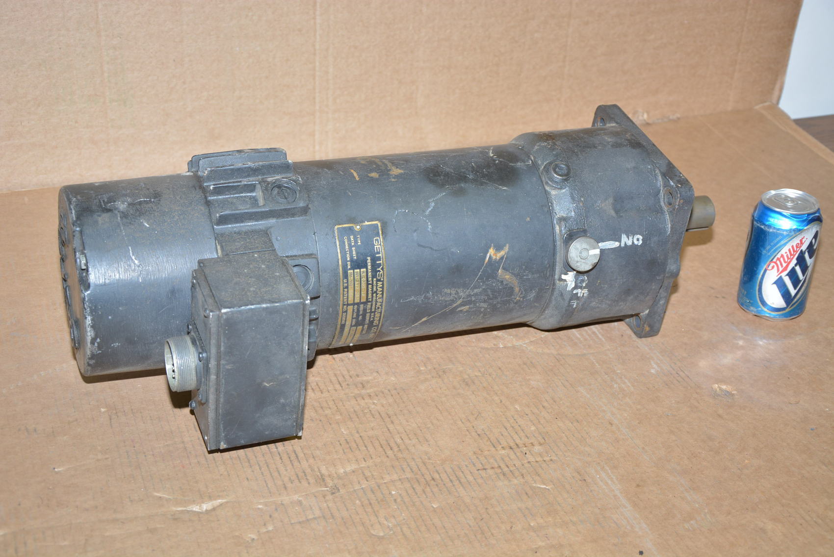 Fanuc Gettys Permanent Magnet DC Servo Motor 16-0385-18