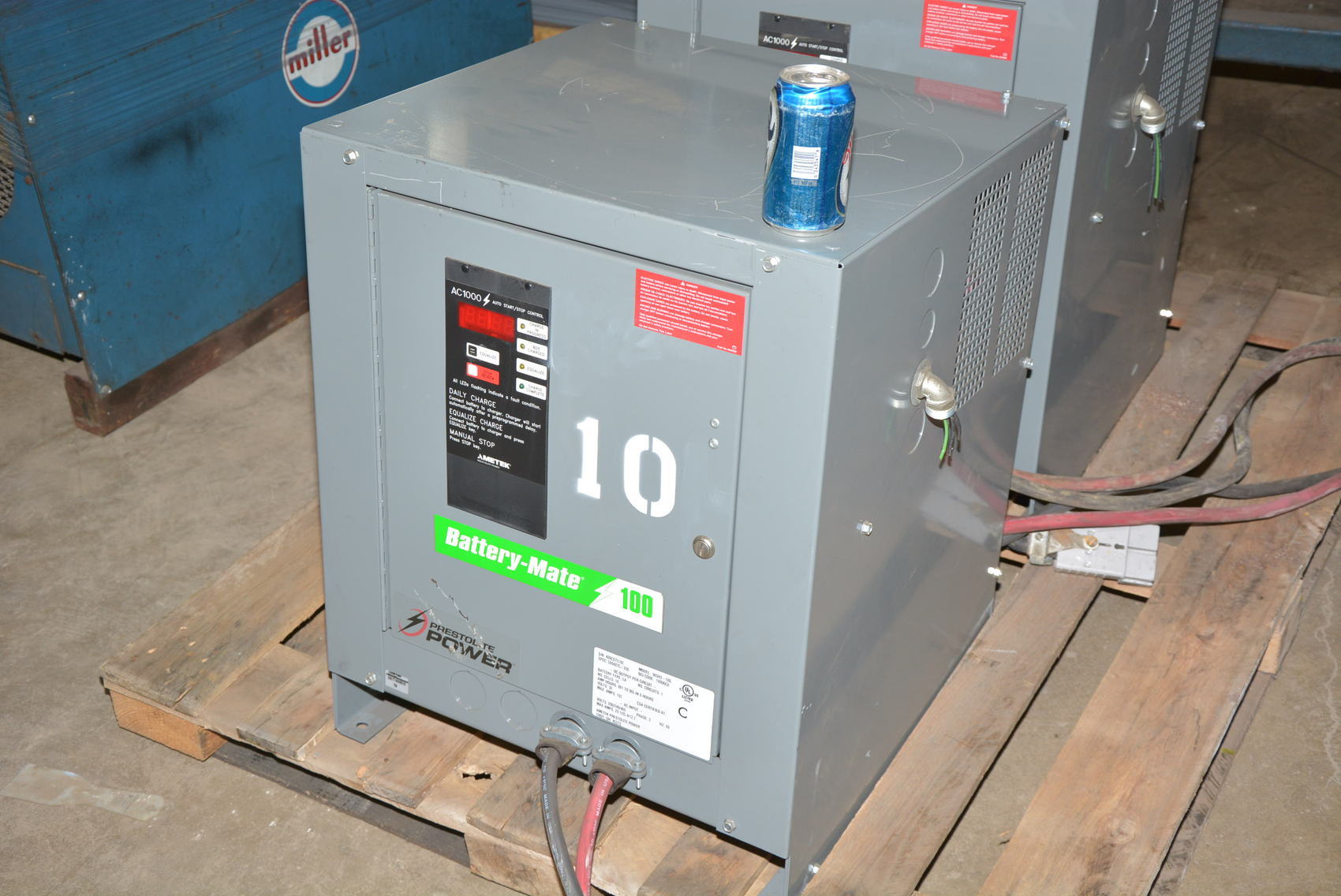 Ametek BATTERY-MATE 100 Forklift Battery Charger,36V,965H3-18G