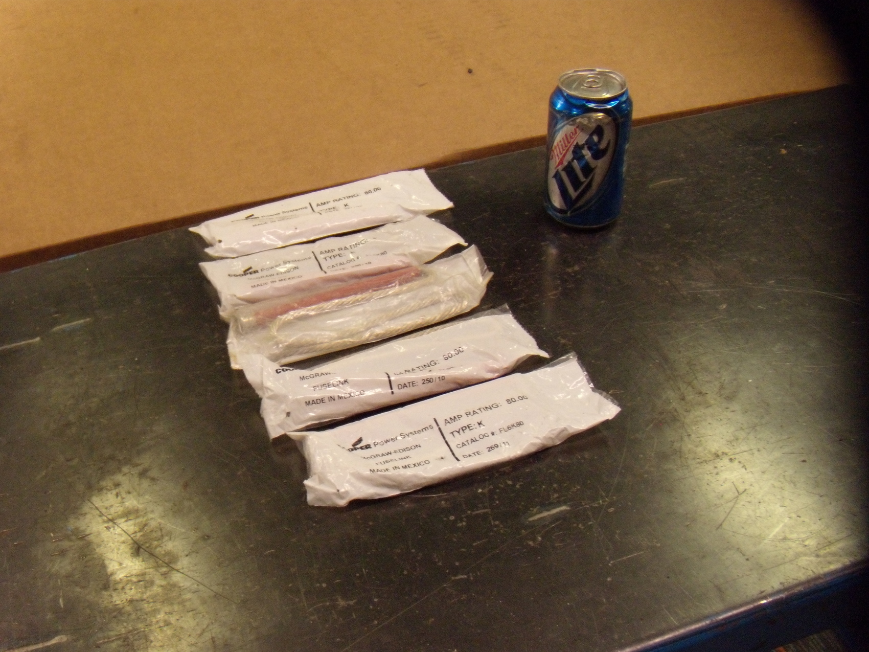 NEW Lot of 5 Cooper FUSE LINKS 80 AMP.Type K,Cat FL6K80