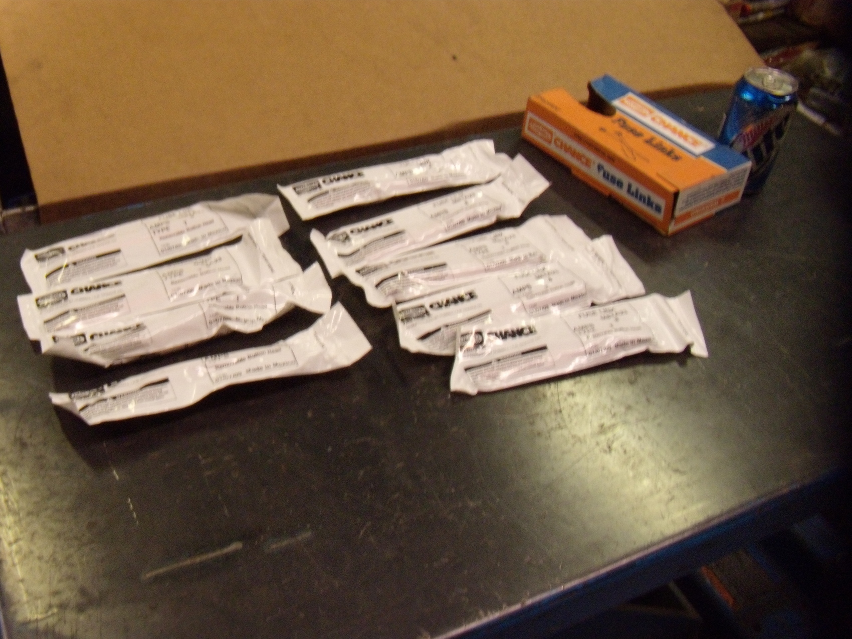 NEW Lot Of 9 Hubbell Chance FUSE LINKS 8 AMP.Type T,Cat M8TA23