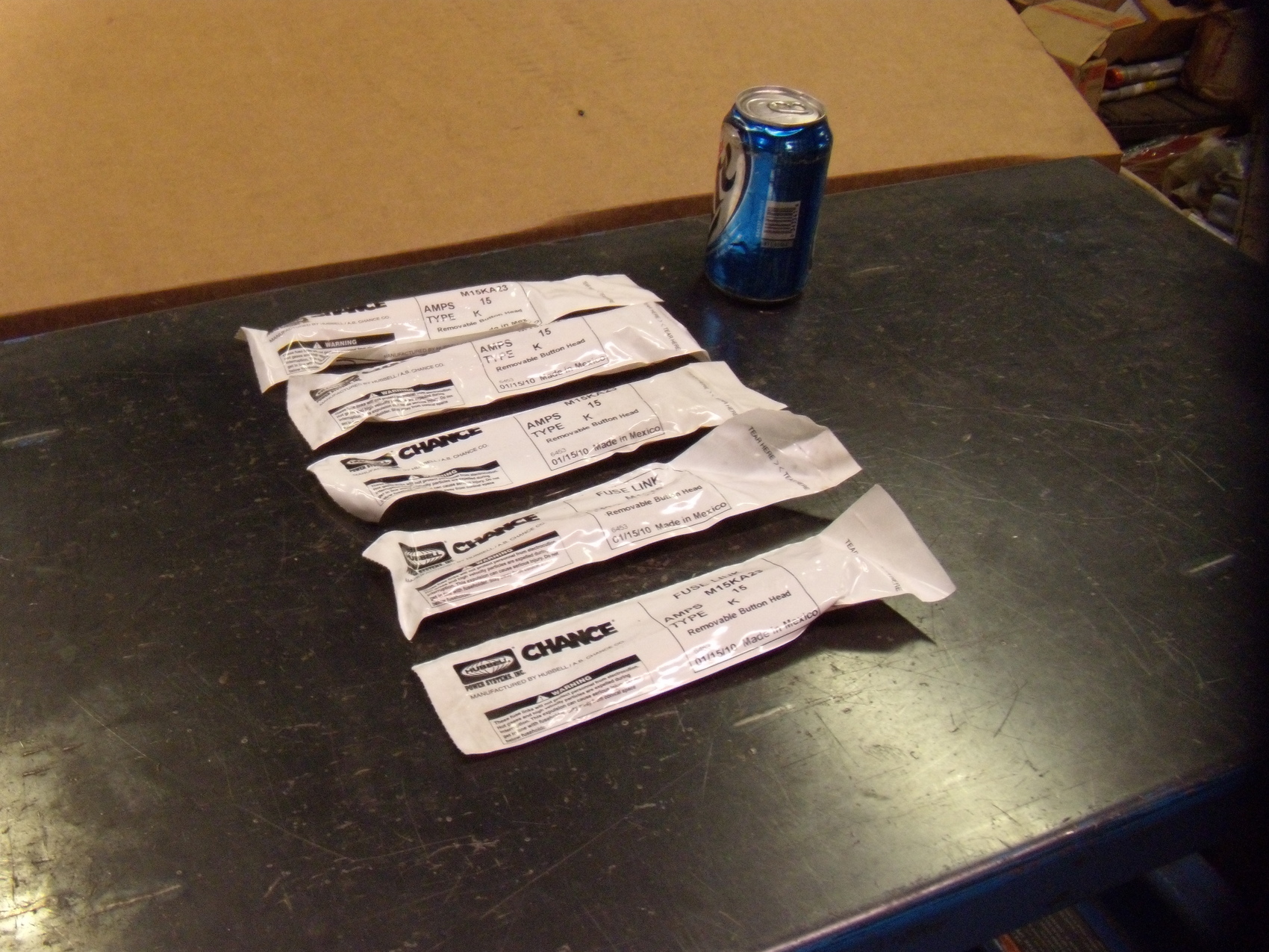 NEW LOT OF 5 Hubbell Chance FUSE LINKS 15 AMP.Type K,Cat M15KA23