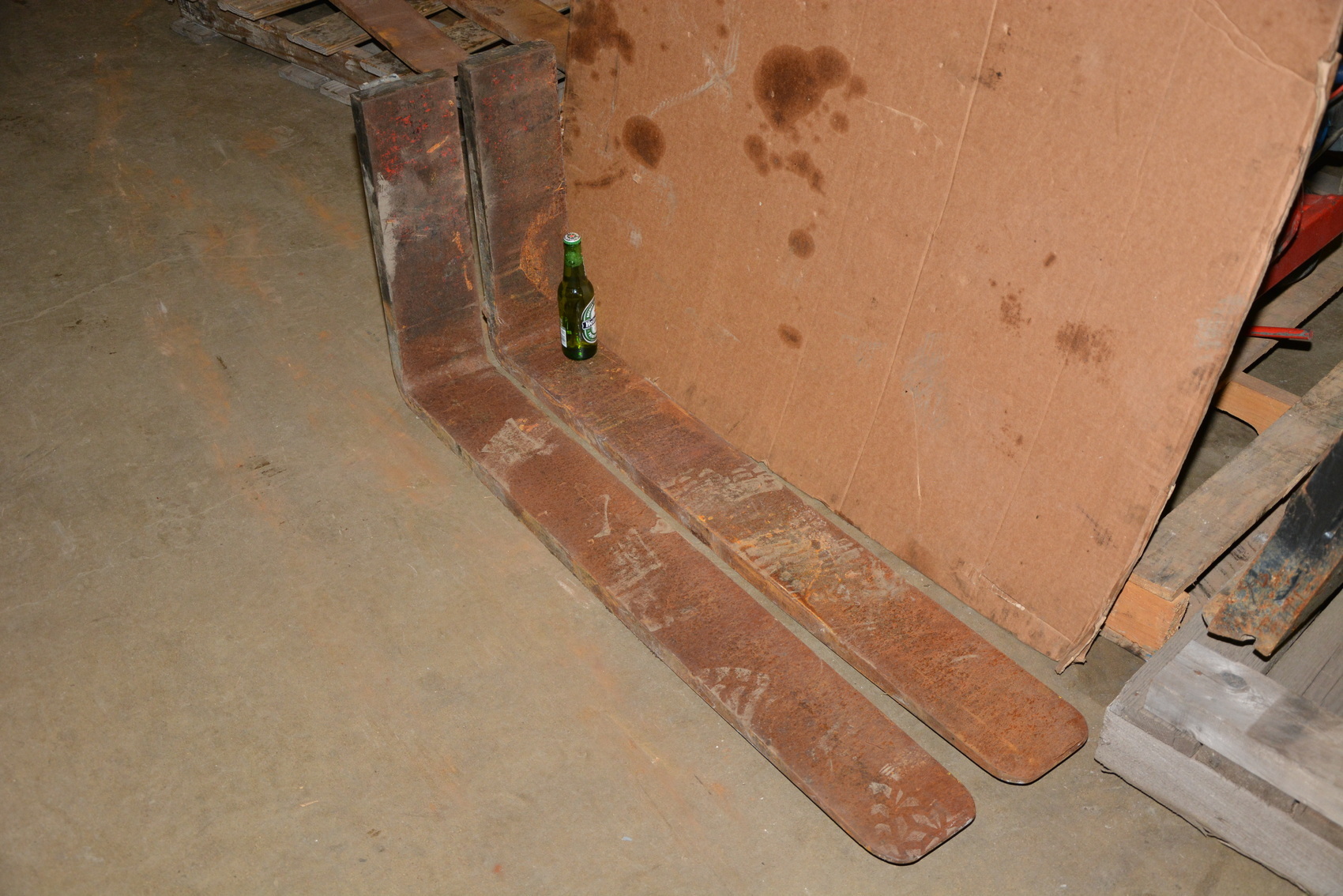 Pair of Kenhar K-582 Forklift Forks Class 2 II; 46 x 6 x 1-1/4"