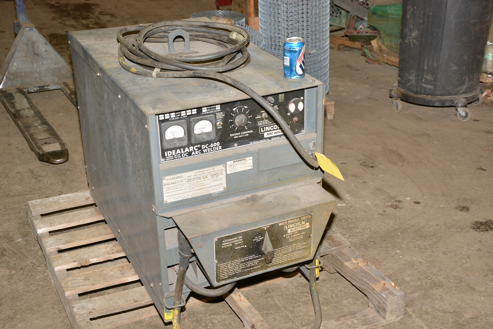 Lincoln Idealarc DC-600 amp DC/AC MIG Stick CC-CV Carbon Arc Welder!