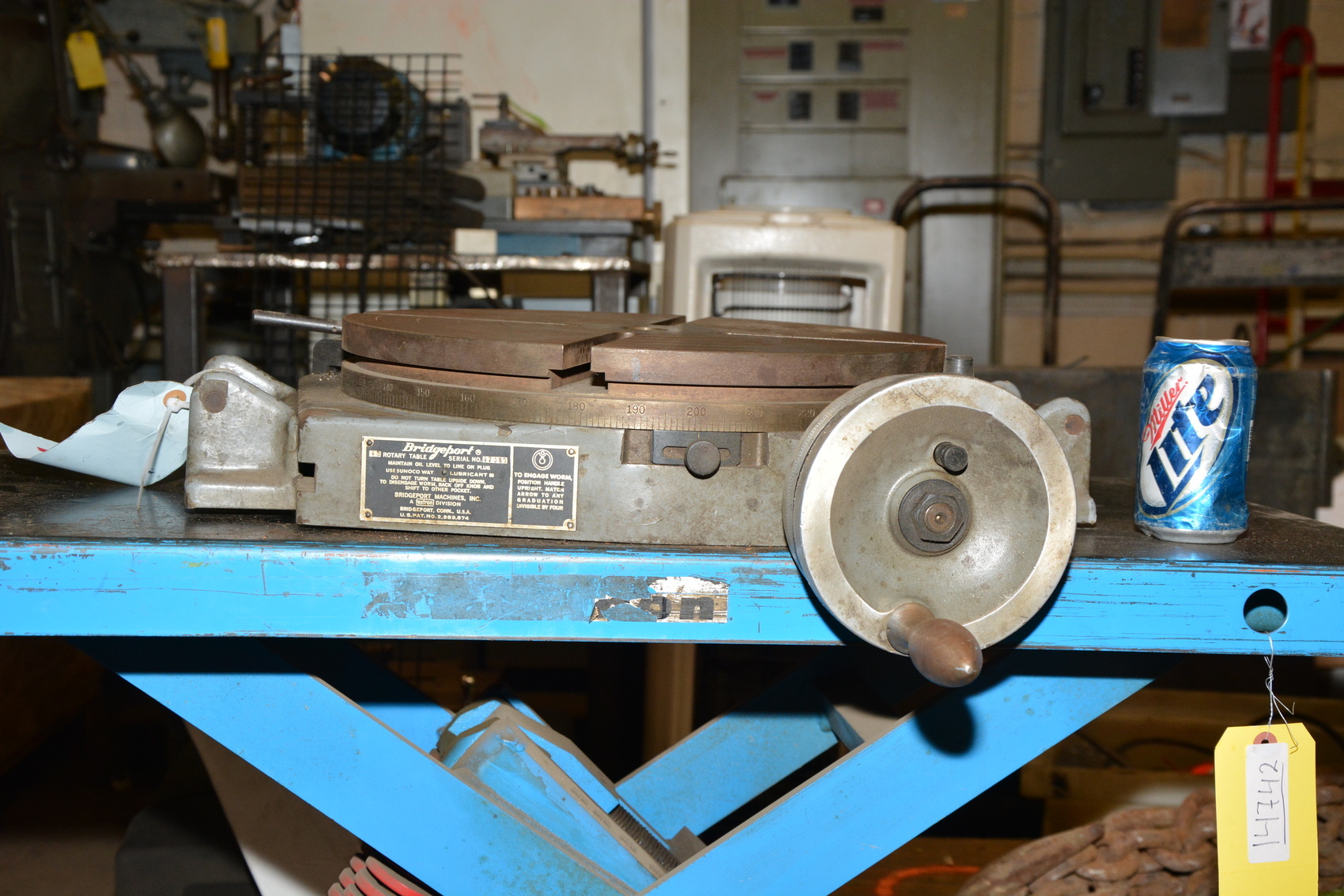 Bridgeport rotary TSLOT Table;15"dia