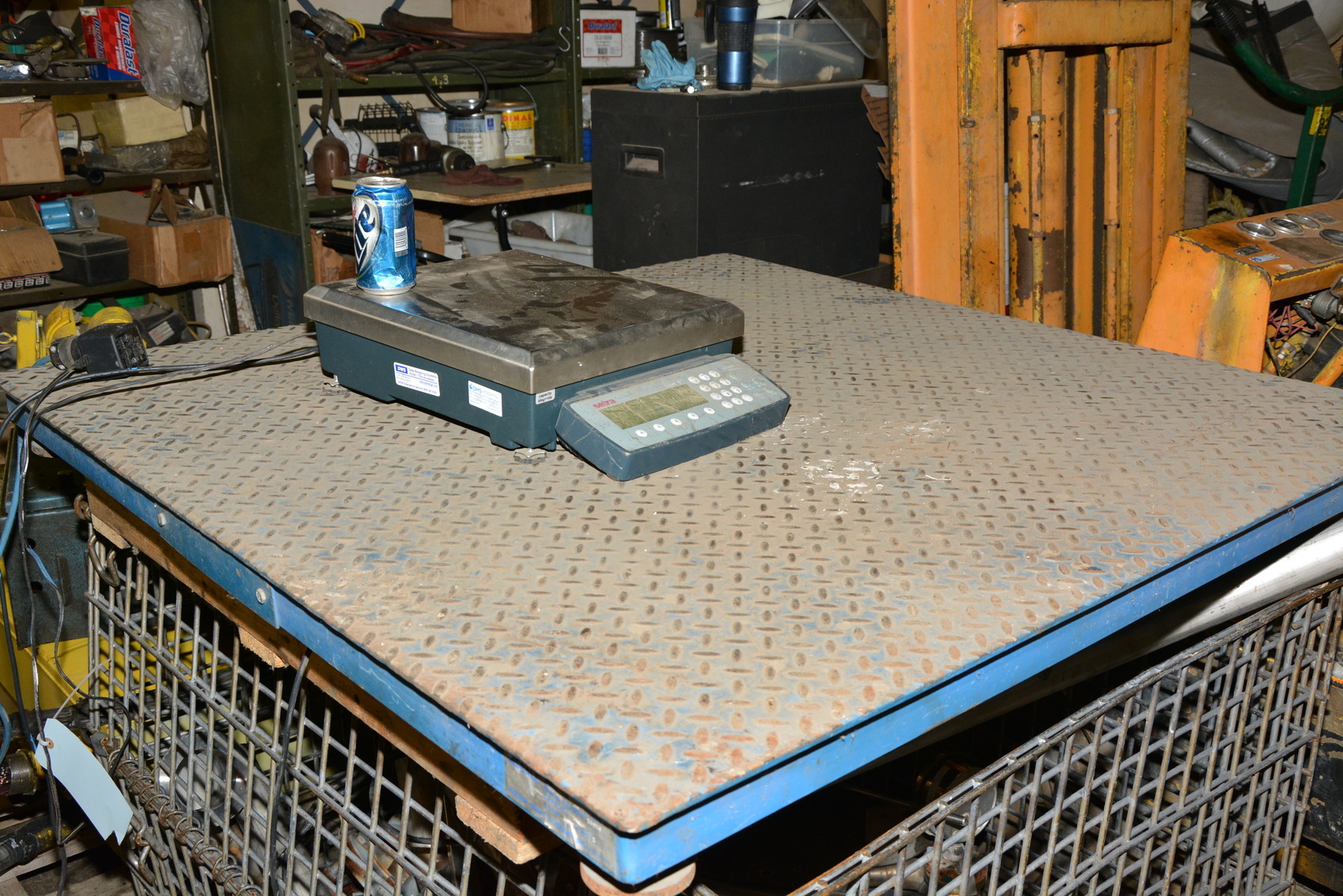 Setra Inscale 5000 lbs TABLE AND LOW-PROFILE FLOOR FORKLIFT SCALE