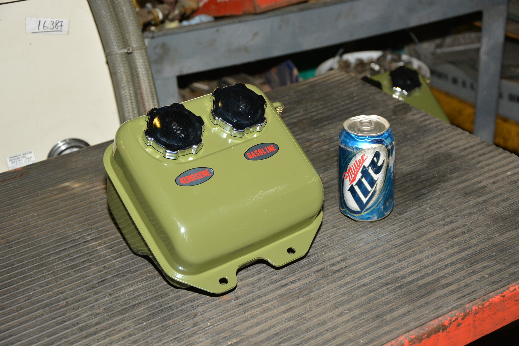 Wisconsin Robin Dual fuel tank;kerosene and gasoline