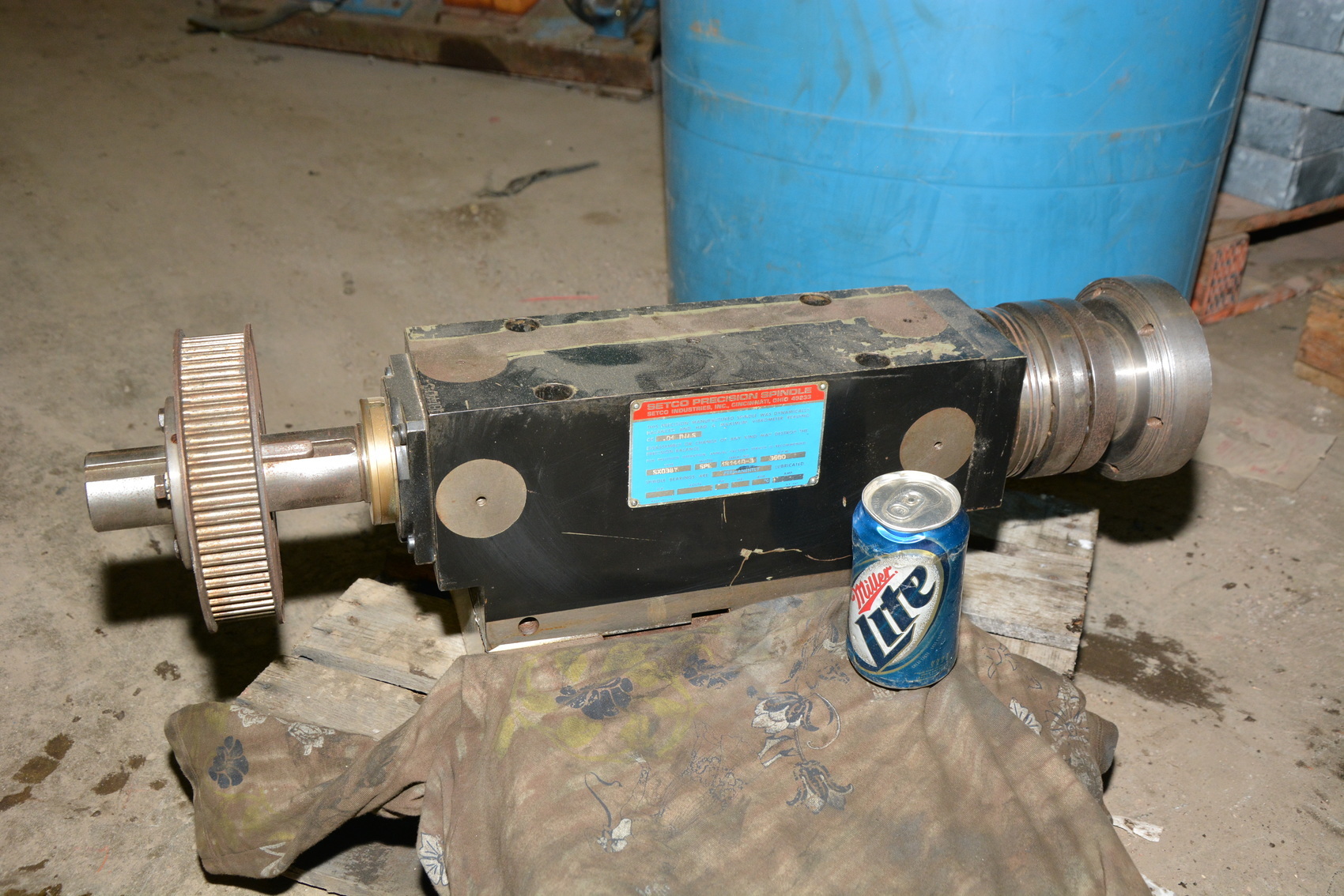 Setco Precision Spindle,type SX03BY;Model SPL;3600 RPM