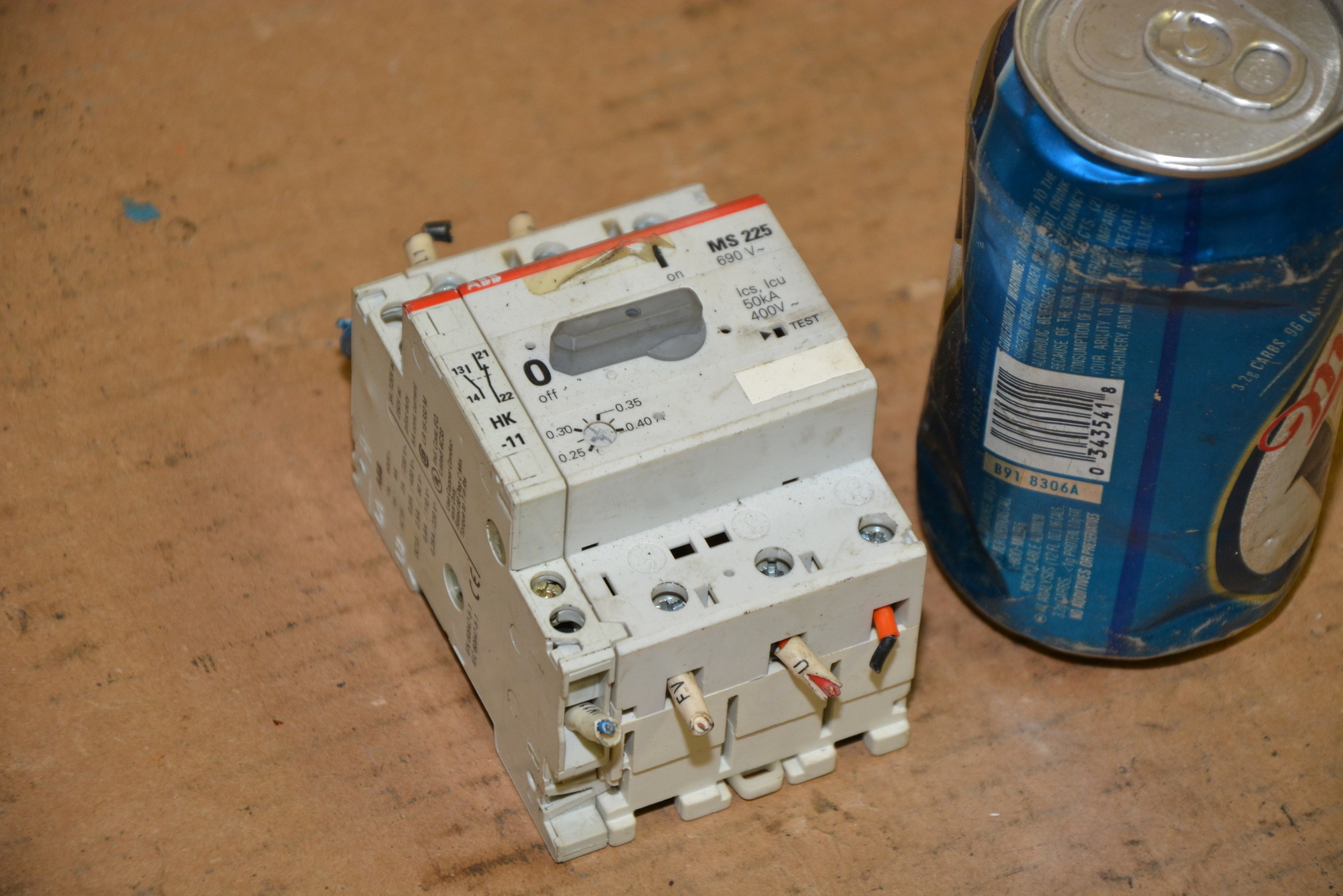 ABB MS225 Manual Motor Starter;0.25-0.4