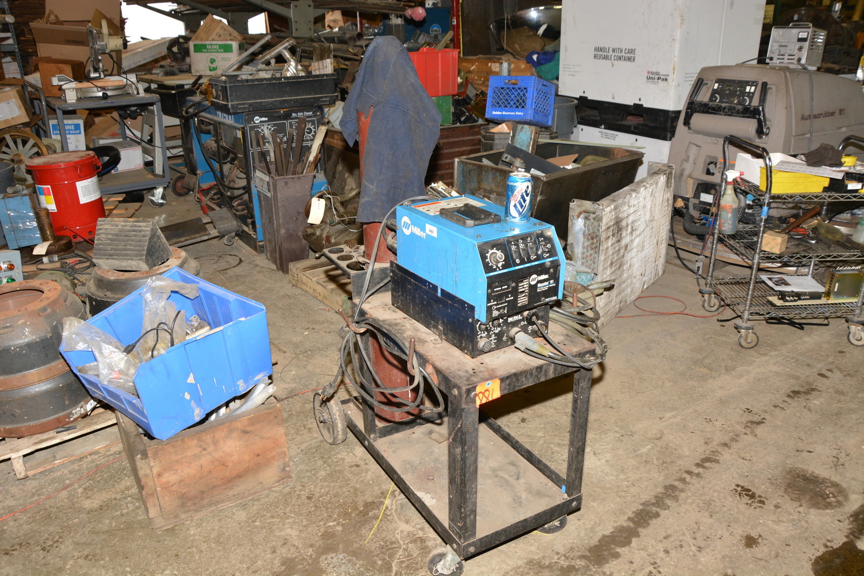 Miller Maxstar 91 CC/DC TIG Welder with cart;14V;90 A;20%