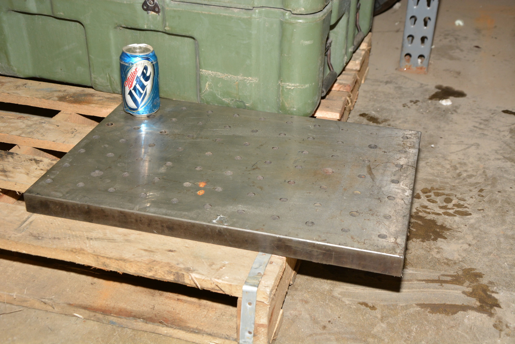 Precision Ground Tapped Steel plate 15 x 22 x13/8"