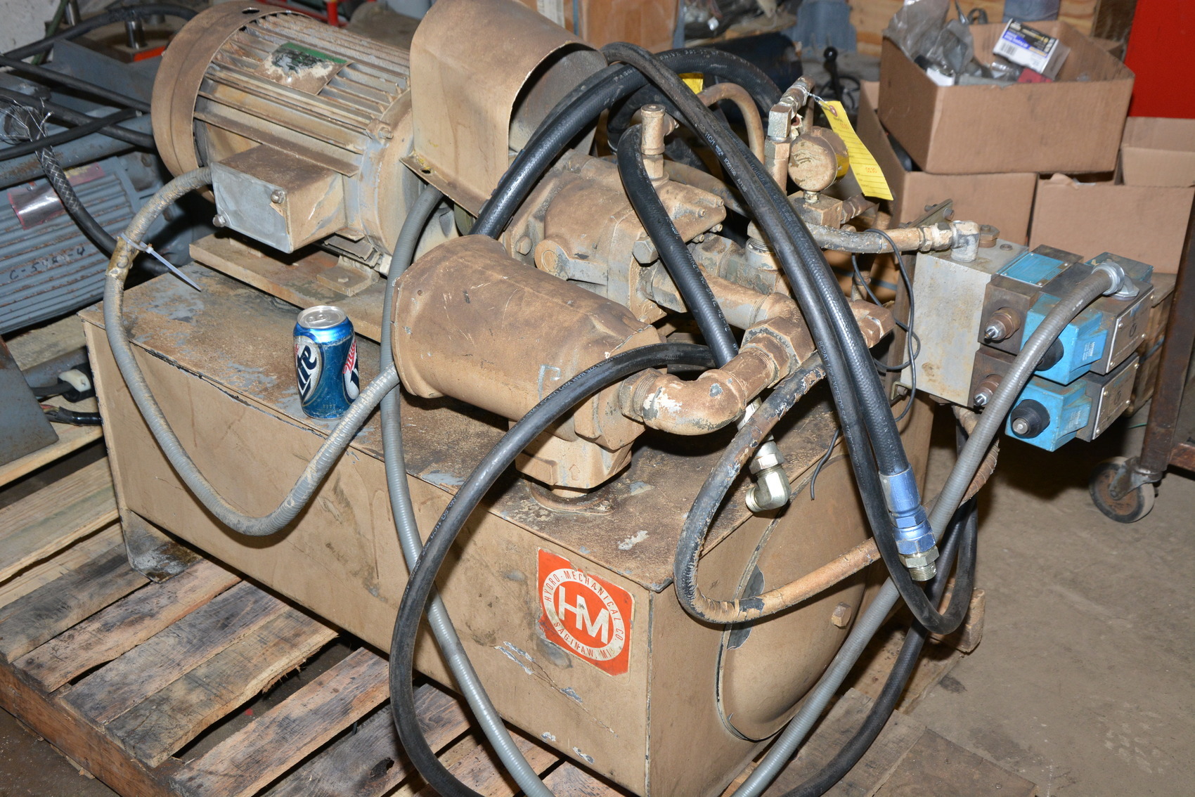 Vickers Hydraulic unit;10 HP;3 PH;1500 PSI