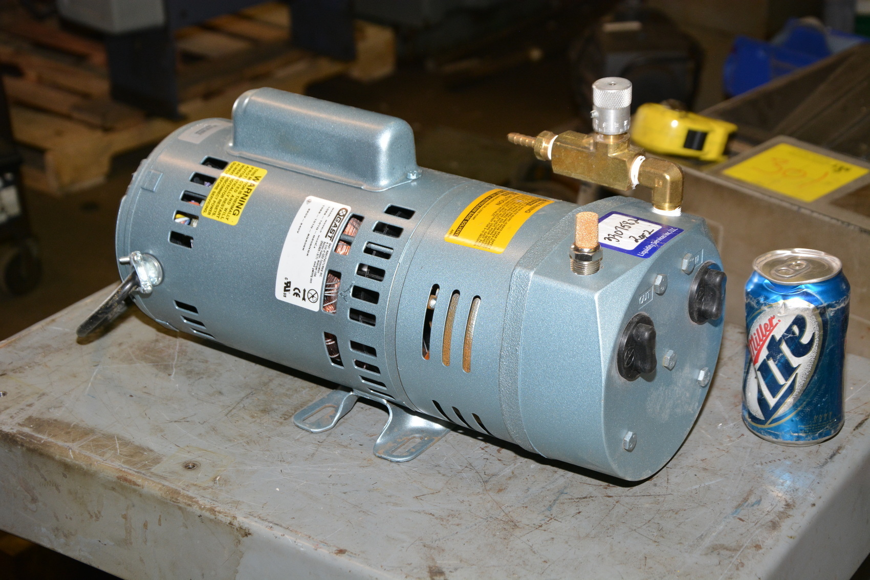 NEW Gast 3/4 HP Emerson Vacuum Pump Model 1023-101Q G608NGX